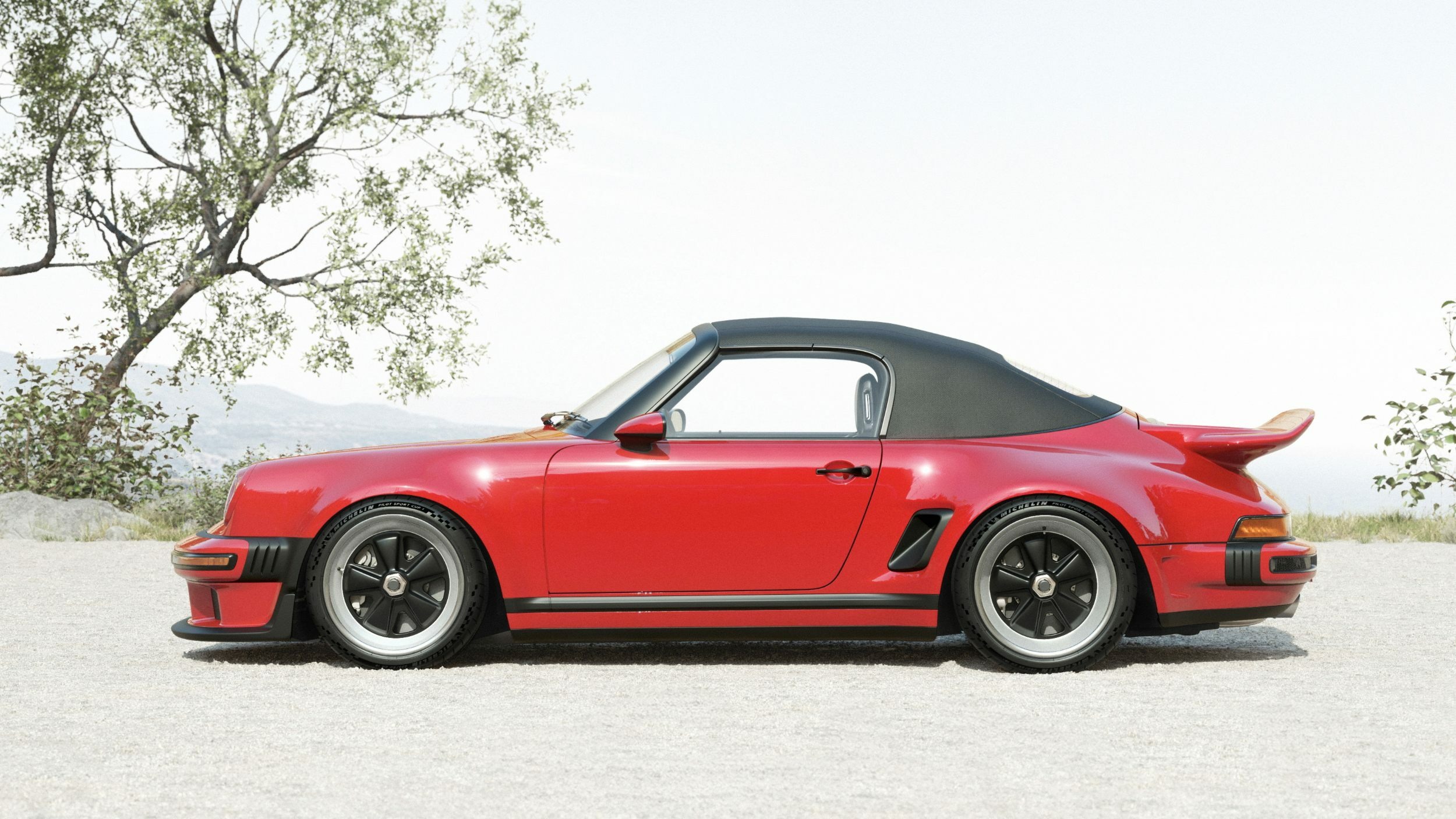 Porsche 911 Carrera Cabriolet Reimagined by Singer - Red (12)