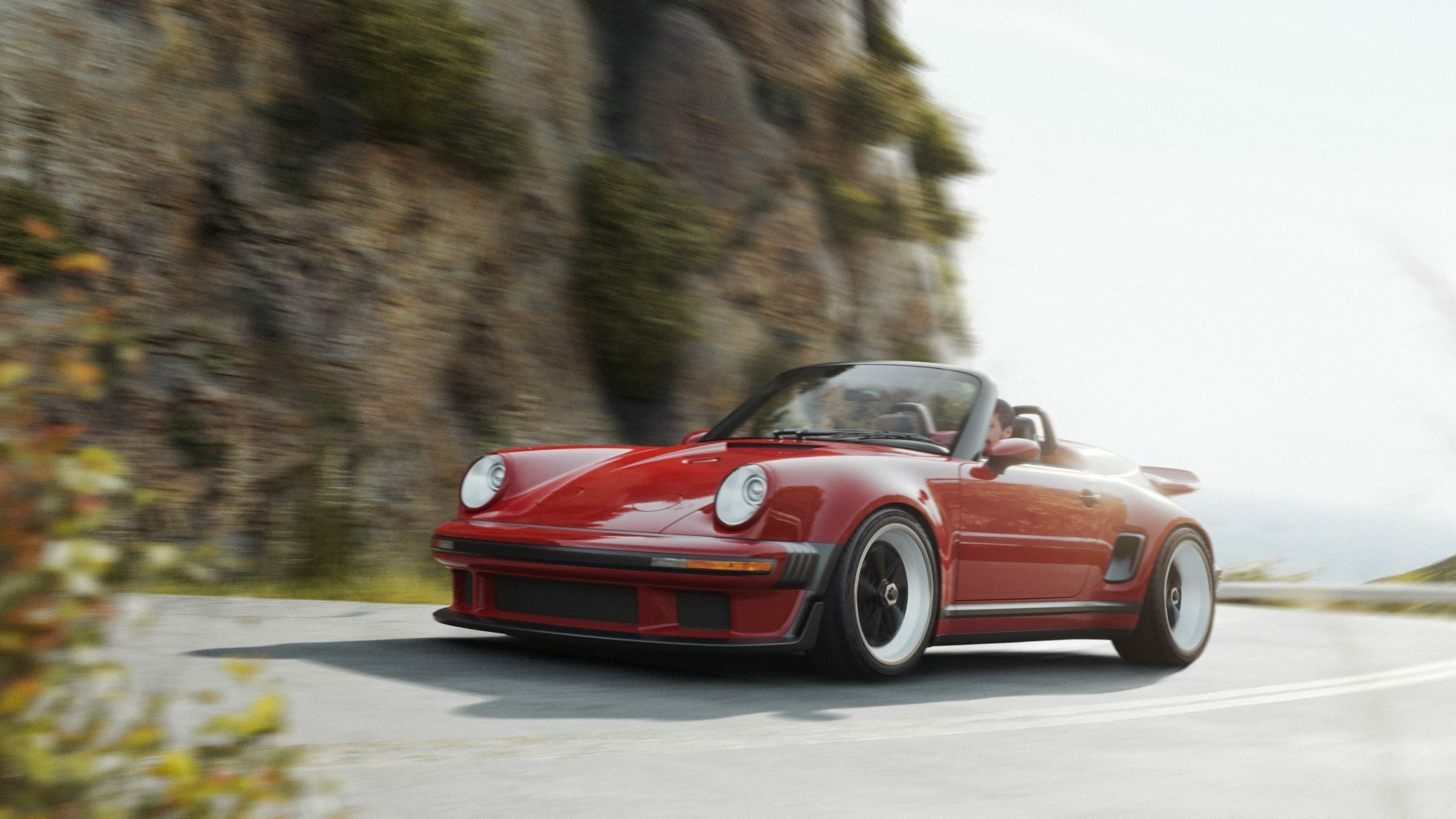 Porsche 911 Carrera Cabriolet Reimagined by Singer - Red (2)