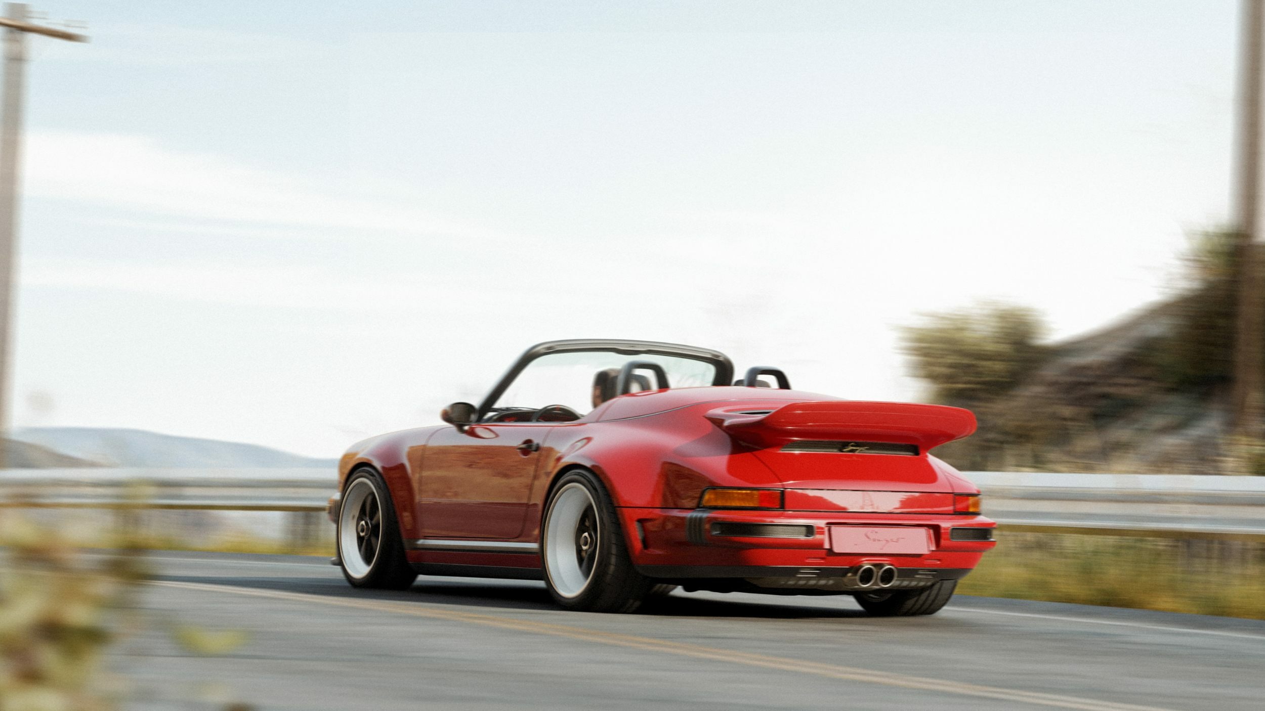 Porsche 911 Carrera Cabriolet Reimagined by Singer - Red (3)