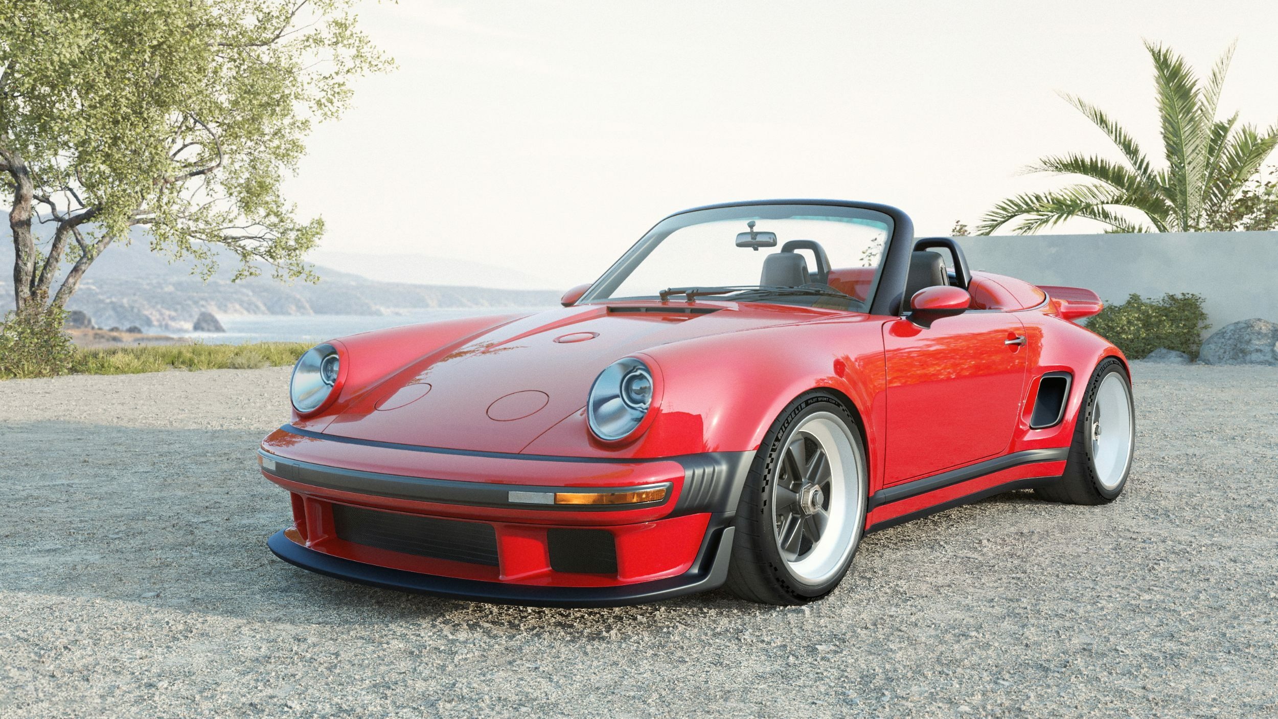 Porsche 911 Carrera Cabriolet Reimagined by Singer - Red (5)