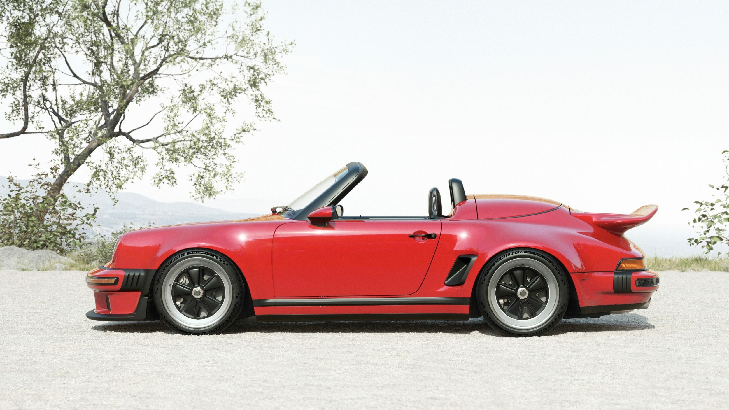 Porsche 911 Carrera Cabriolet Reimagined by Singer - Red (8)