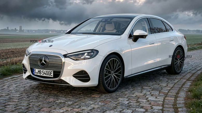 Mercedes-Benz C-Class EV Rendering - 3