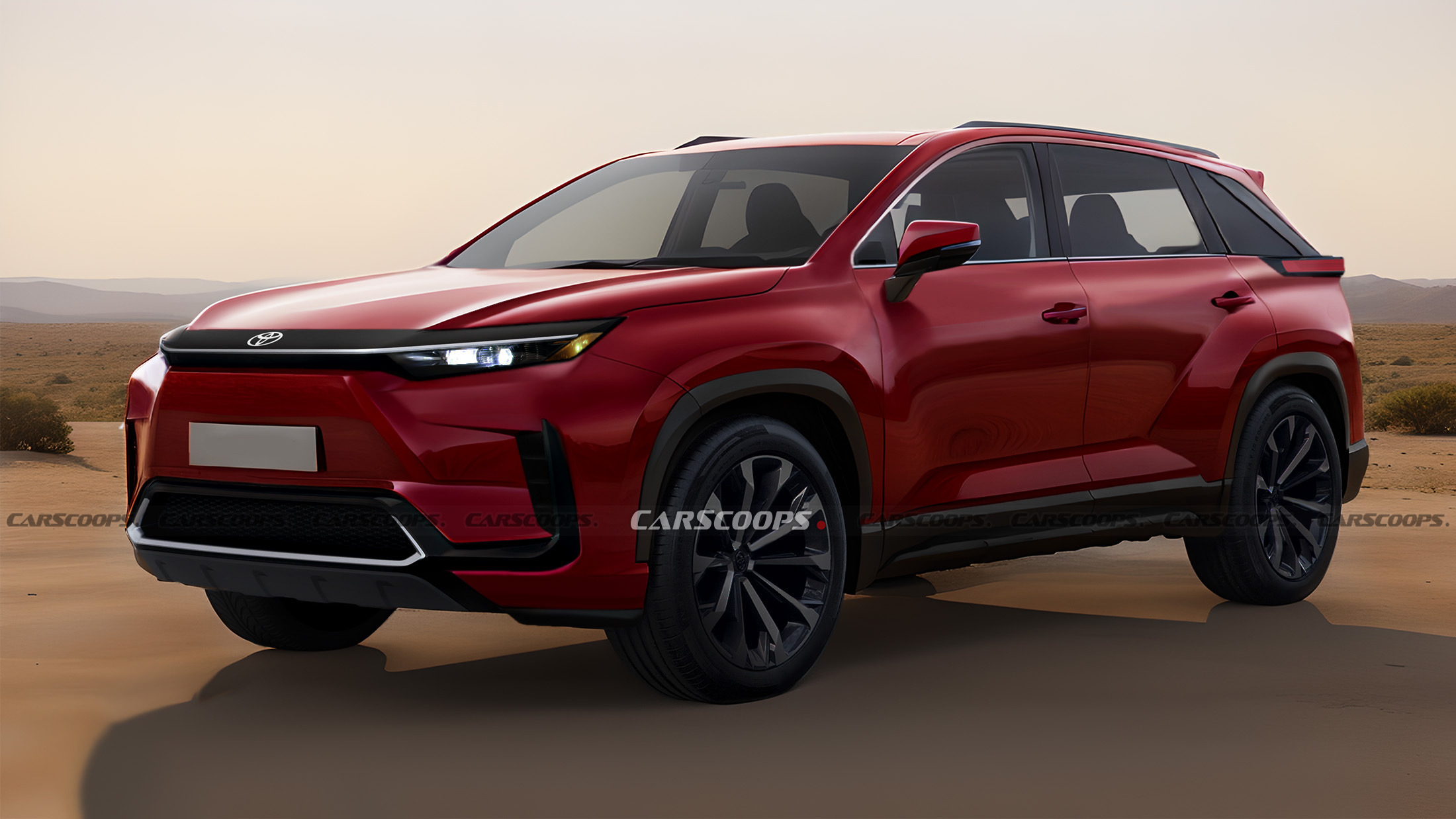 Toyota bZ5x - Rendering - CS - RED