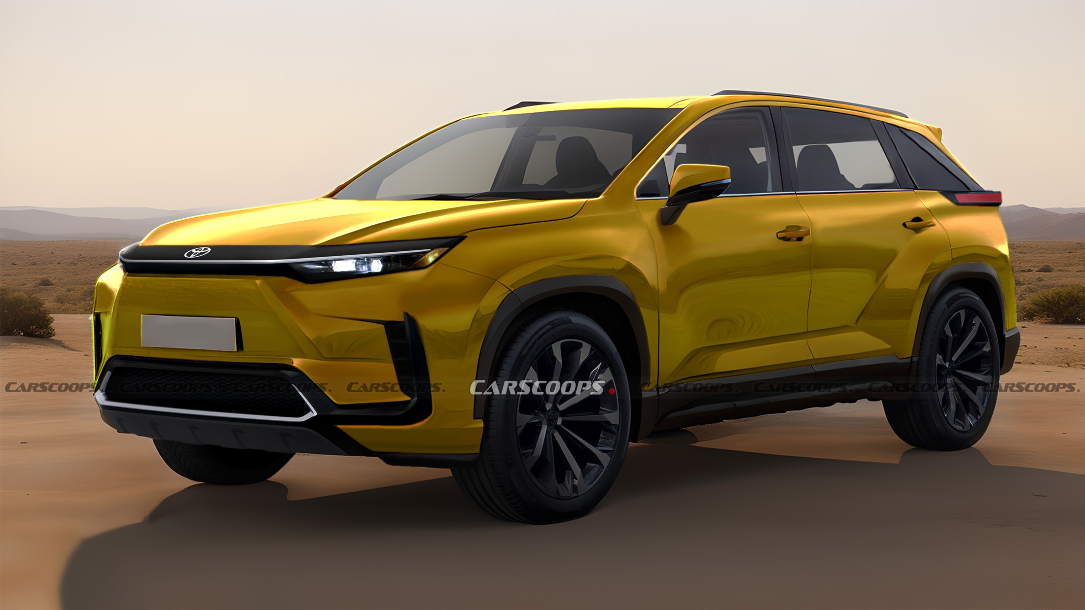 Toyota bZ5x - Rendering - CS - YELLOW