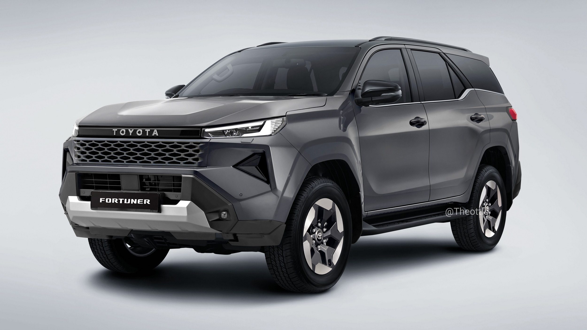 Toyota Fortuner Rendering - Theottle - 1a