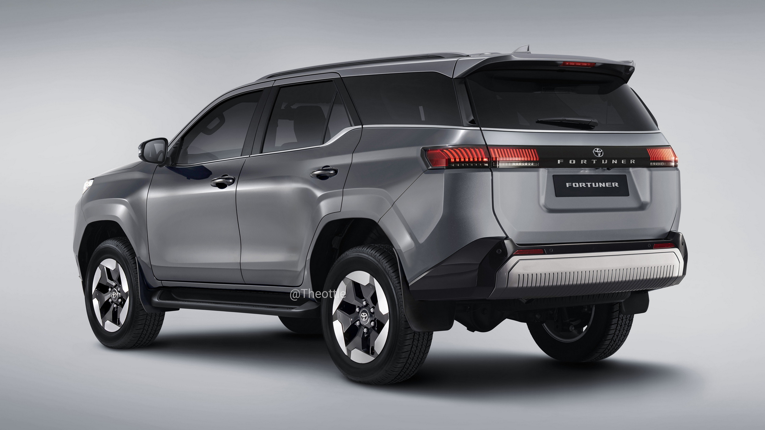Toyota Fortuner Rendering - Theottle - 2a