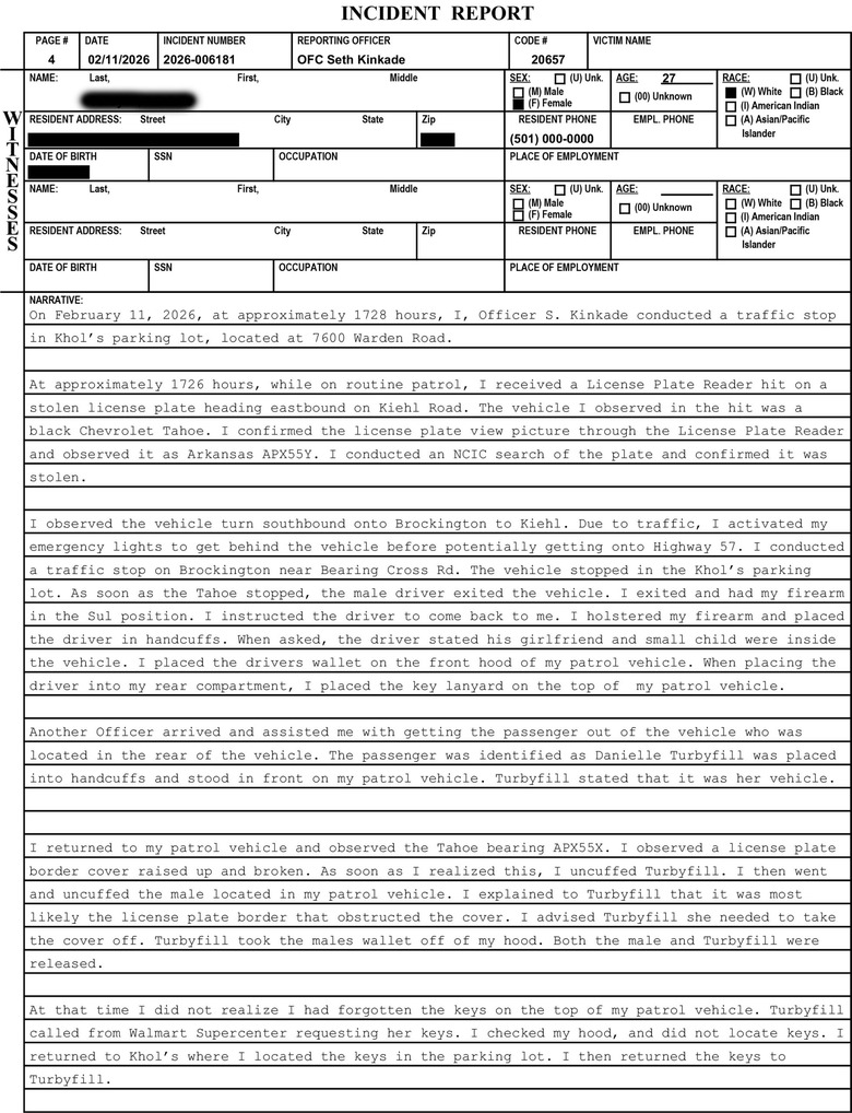 Incident Report 2026-006181-4