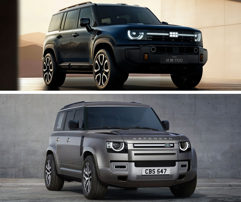 Carscoops Defender Vs Geely 700