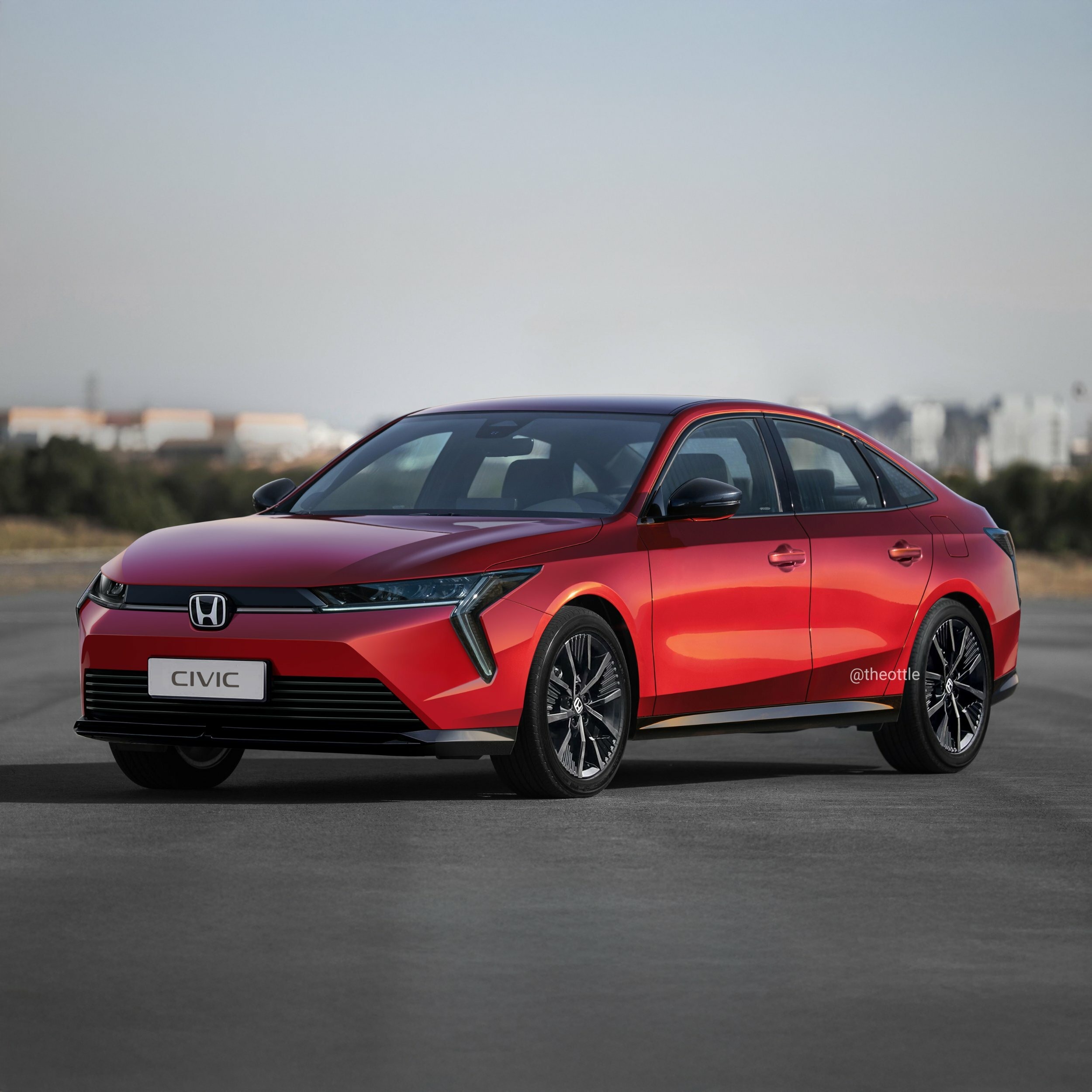 Honda Civic Theottle Rendering (1)