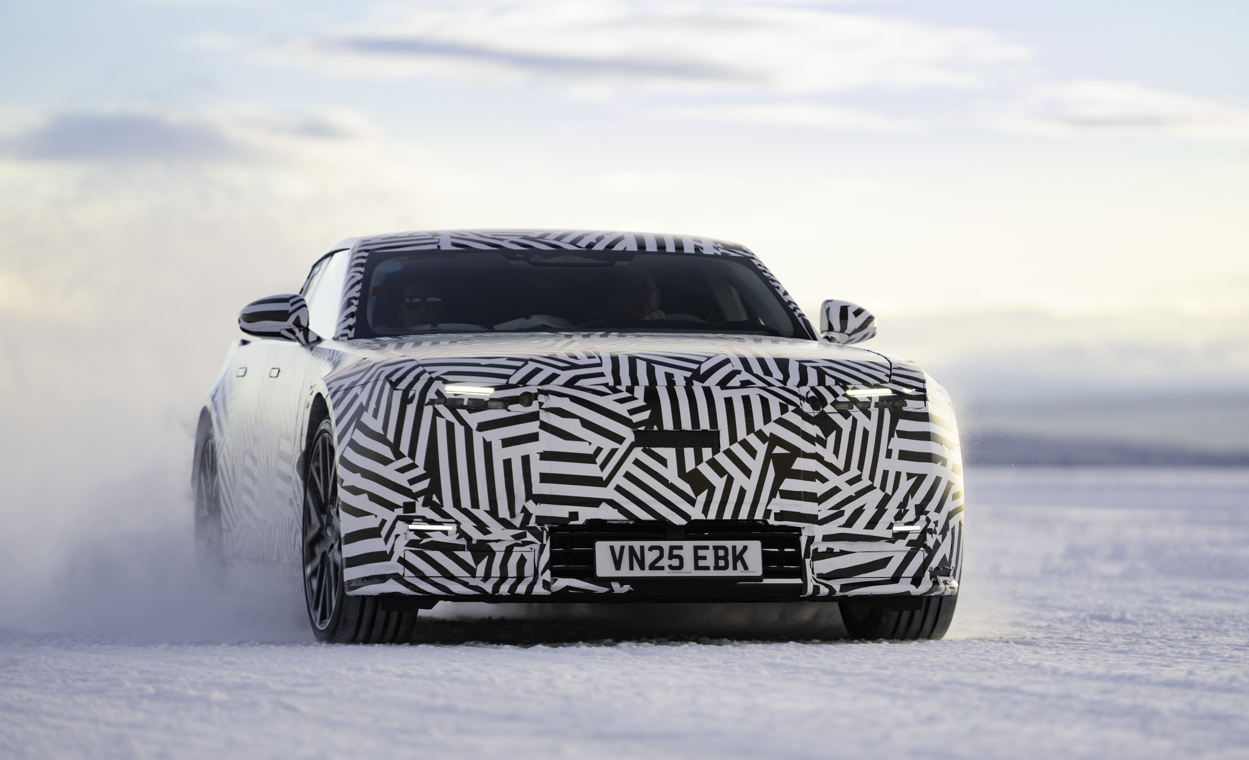 Jaguar GT winter testing 00010