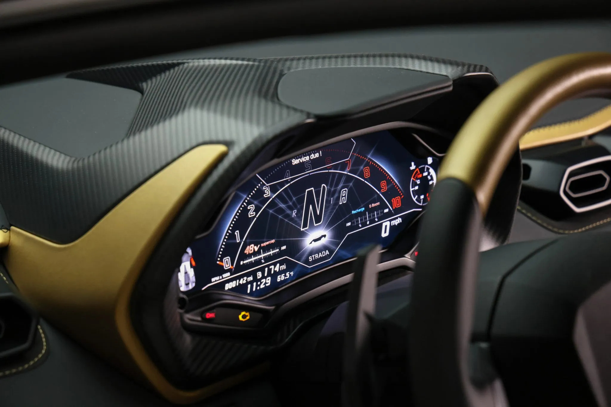 2022 Lamborghini Countach LPI 800-4 Gold Auction - 24