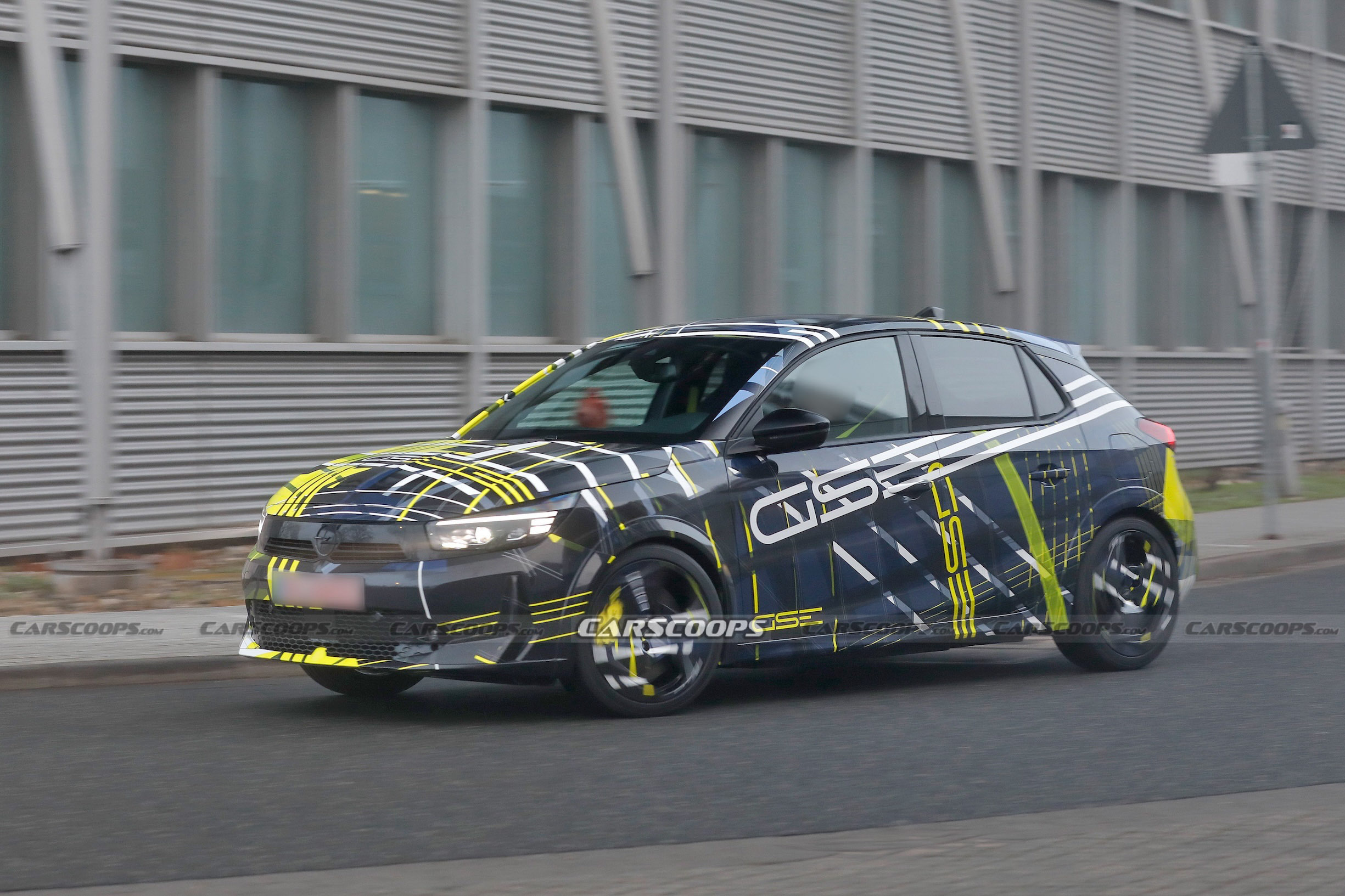 Opel Corsa GSE spy shots 00001