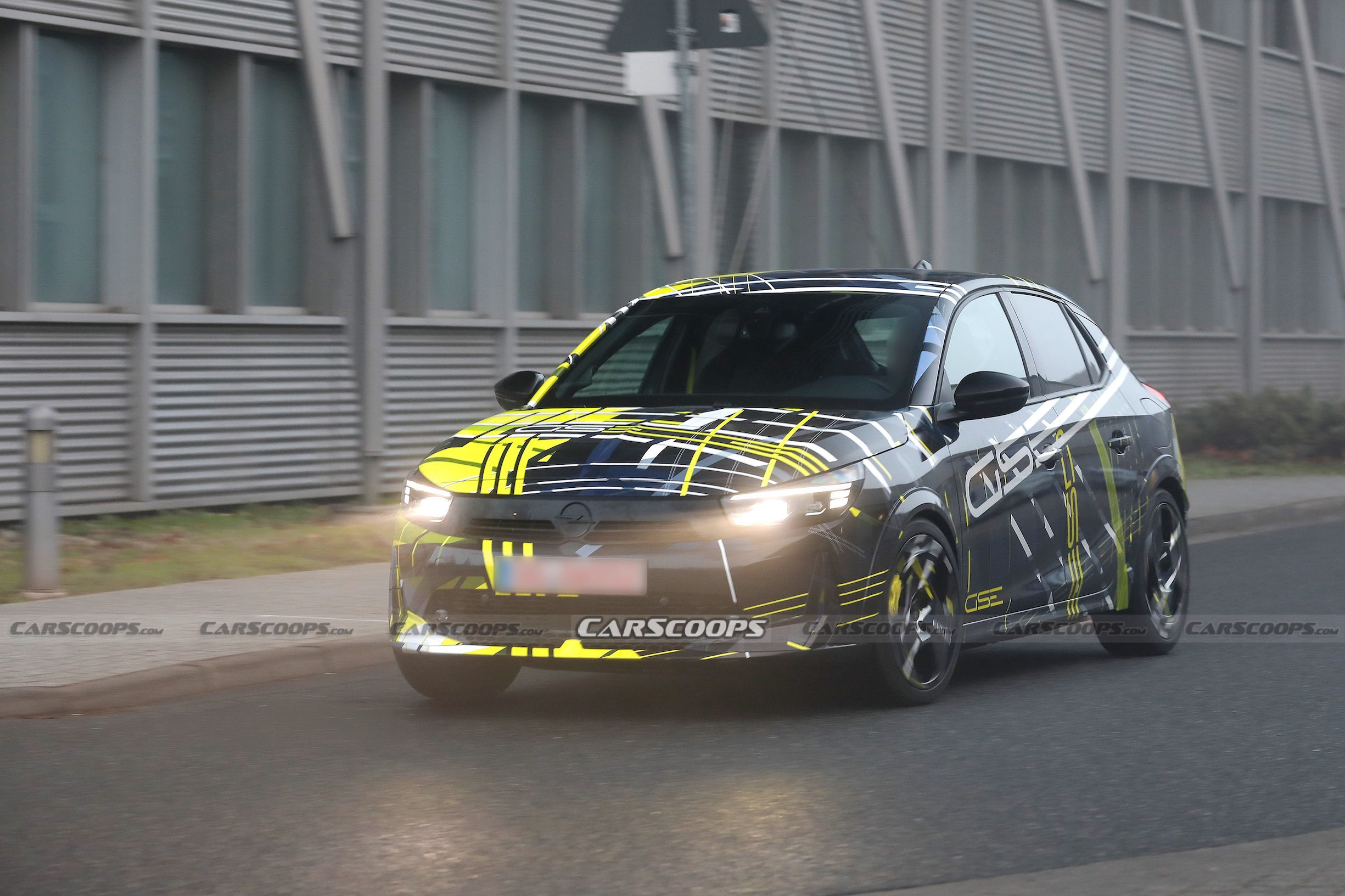 Opel Corsa GSE spy shots 00002