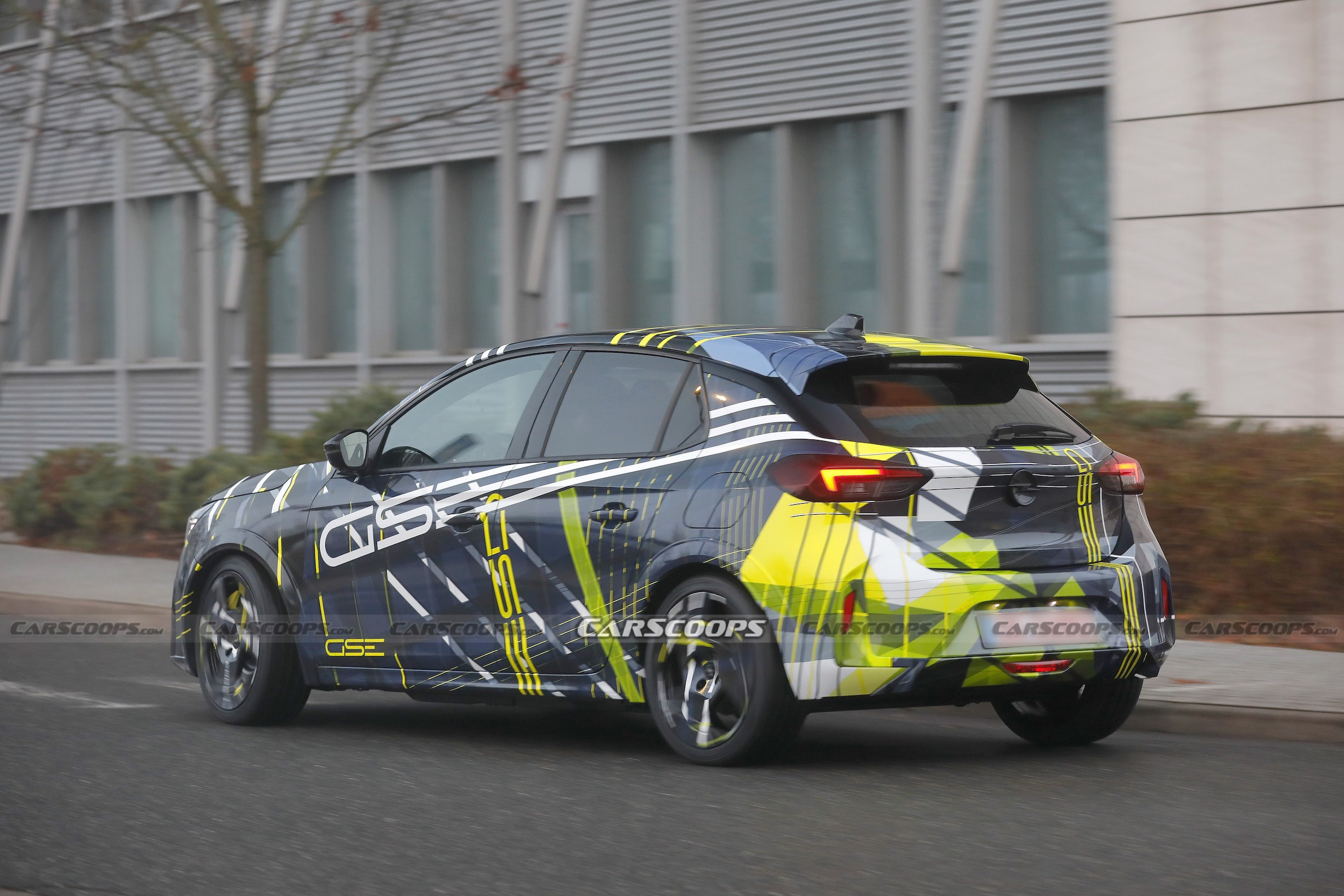 Opel Corsa GSE spy shots 00004