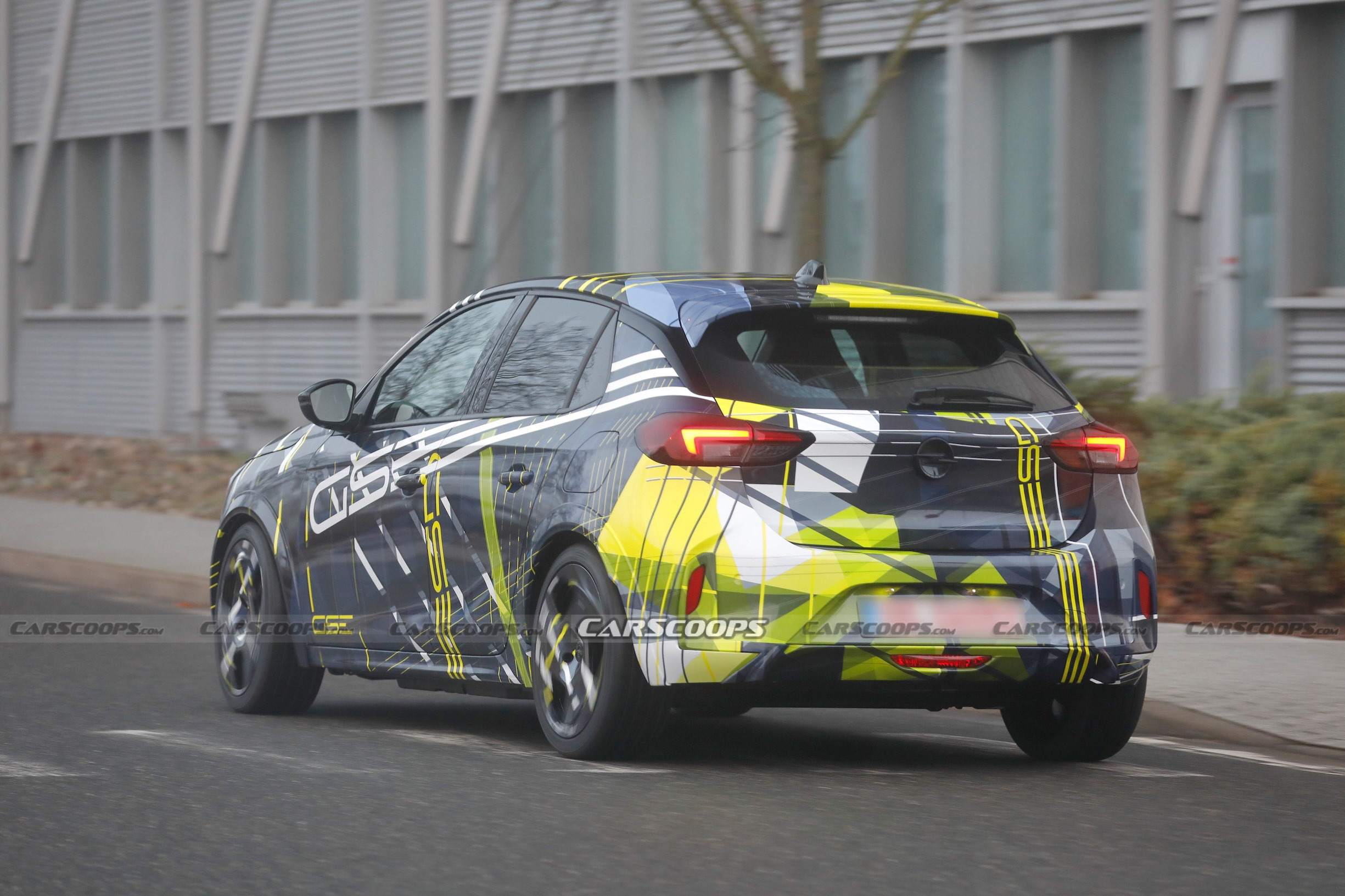 Opel Corsa GSE spy shots 00005