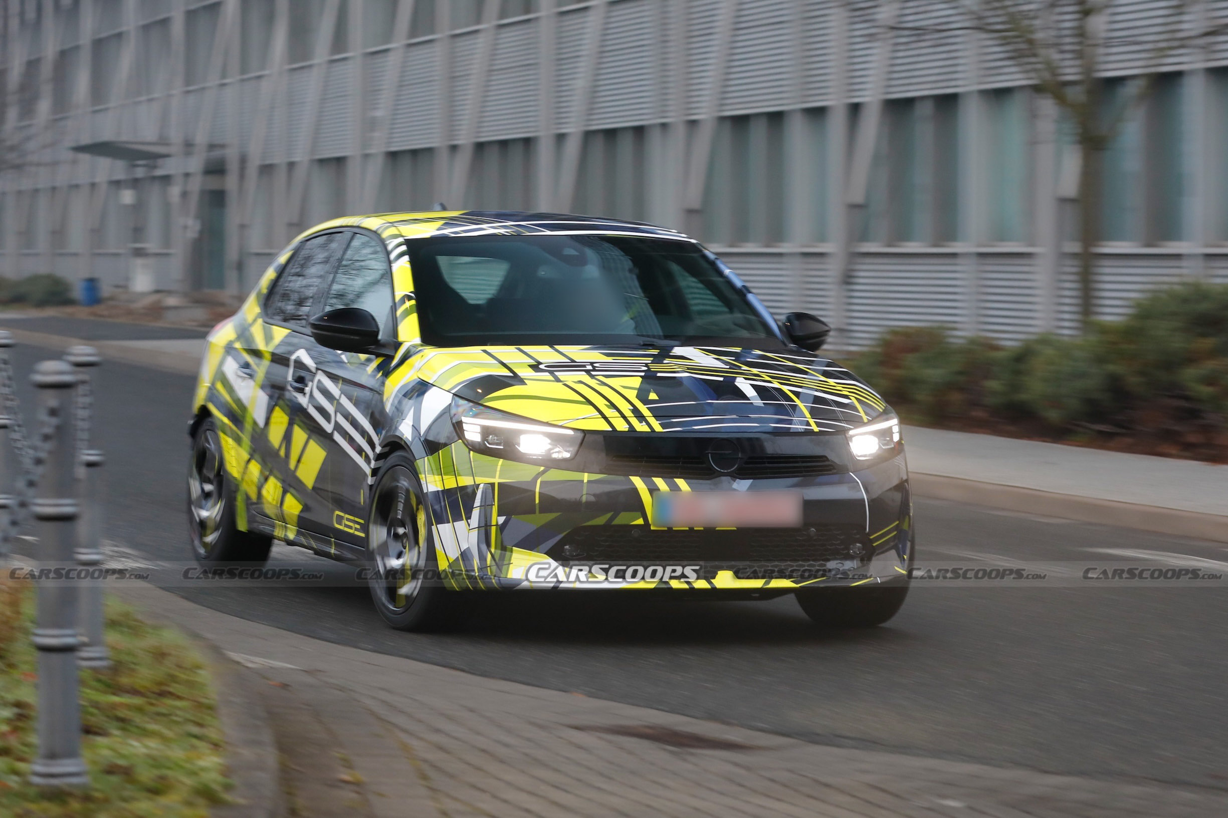 Opel Corsa GSE spy shots 00006