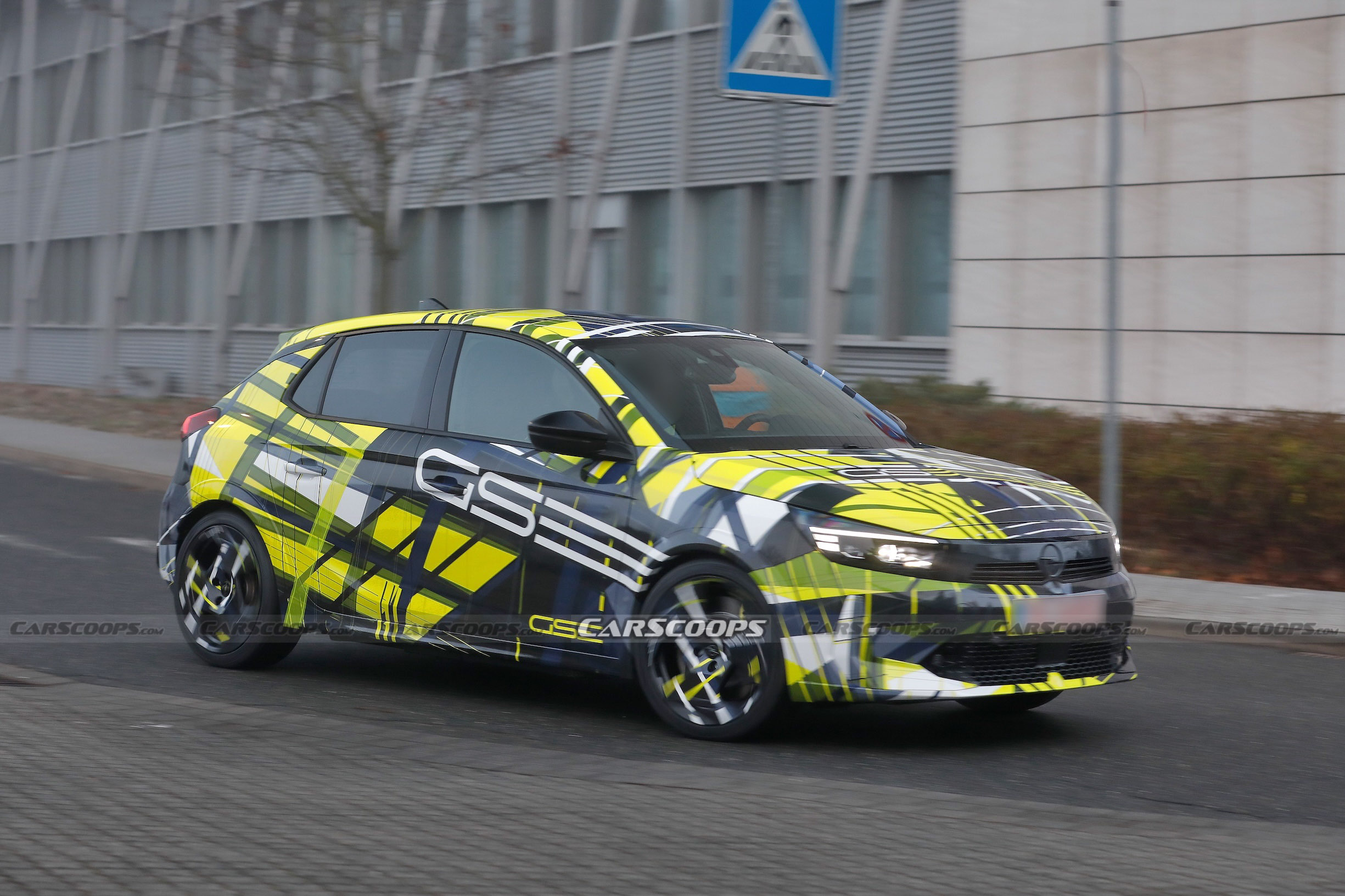 Opel Corsa GSE spy shots 00007