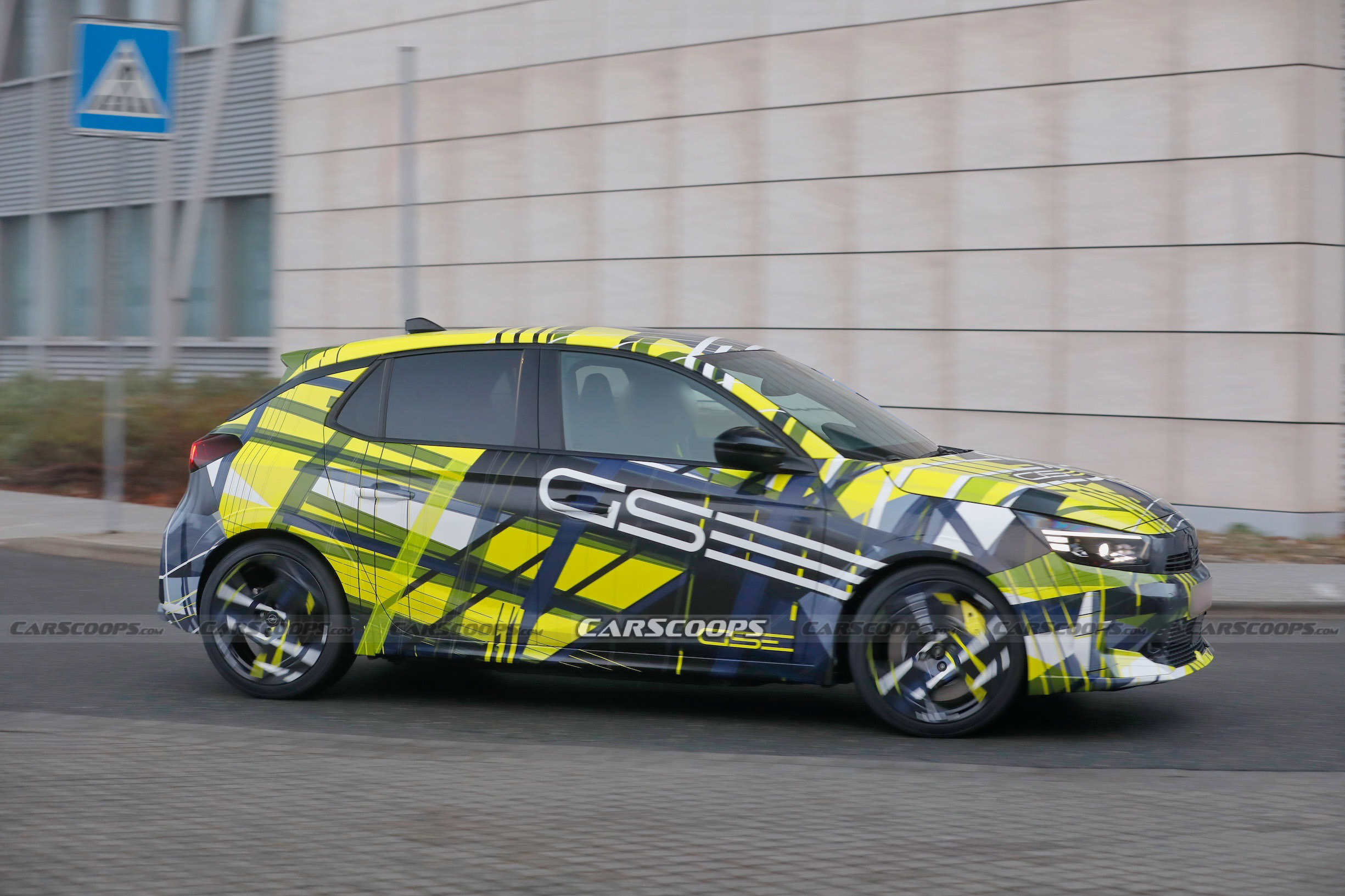 Opel Corsa GSE spy shots 00008