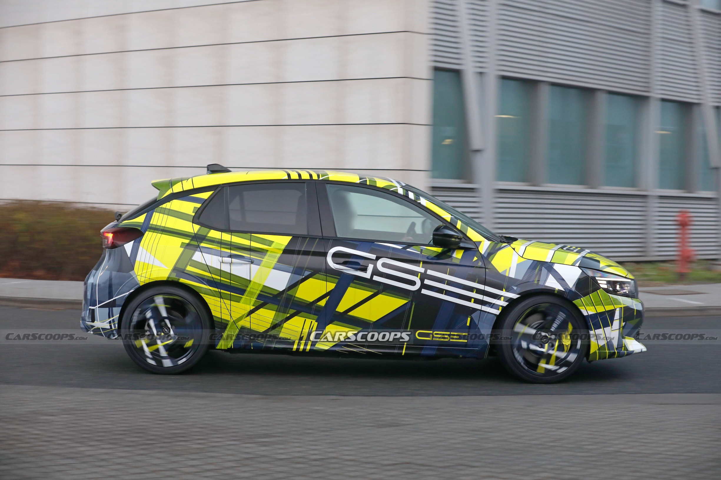 Opel Corsa GSE spy shots 00009