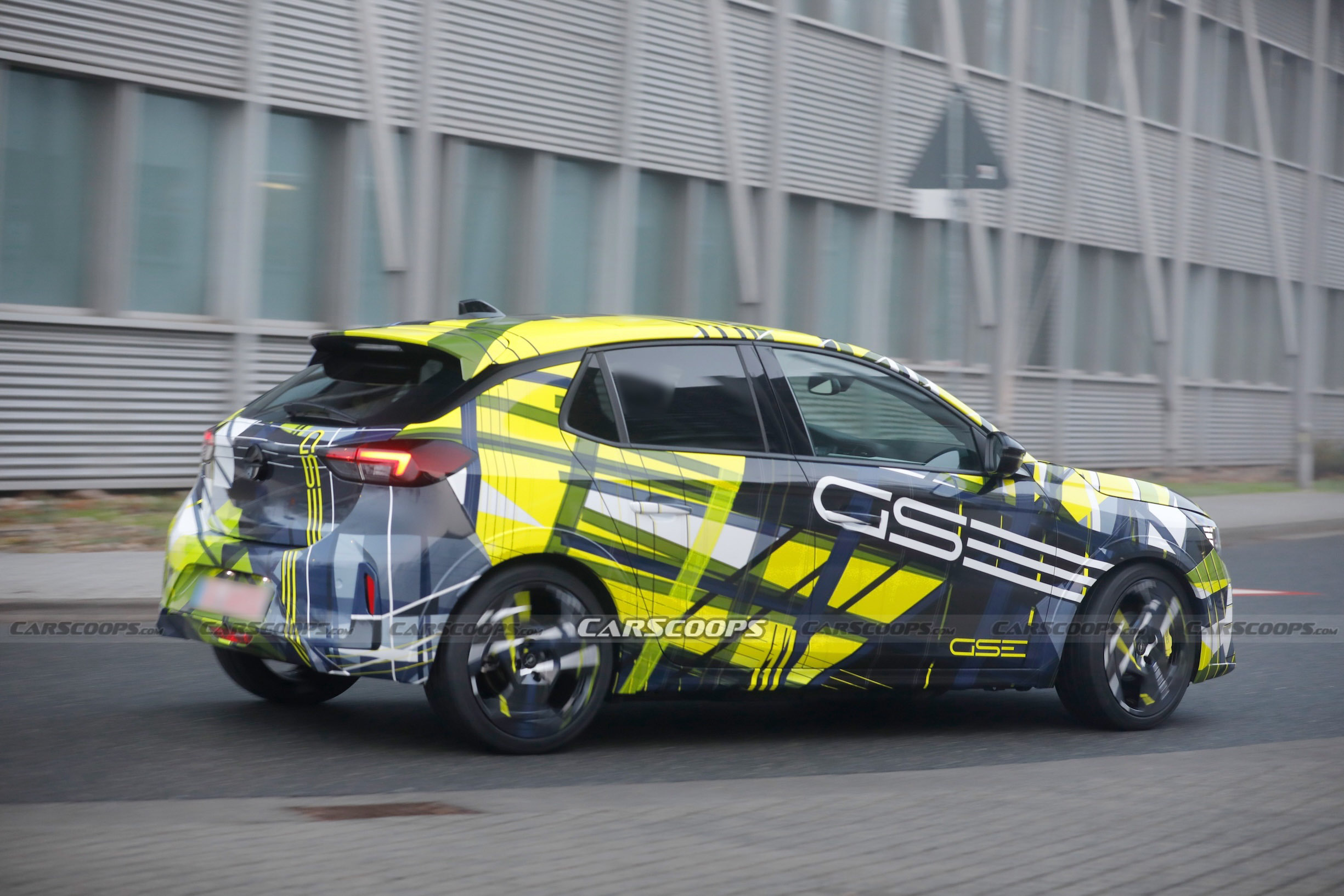 Opel Corsa GSE spy shots 00010