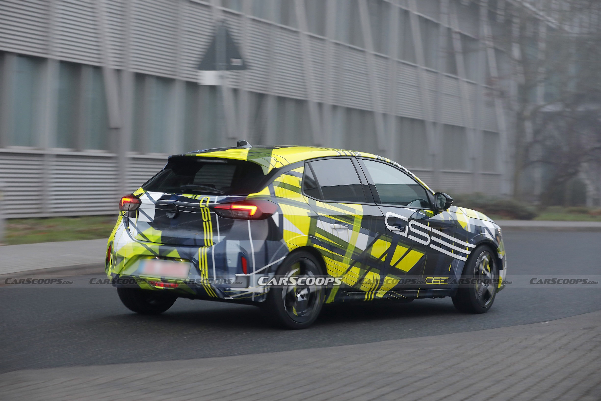 Opel Corsa GSE spy shots 00011
