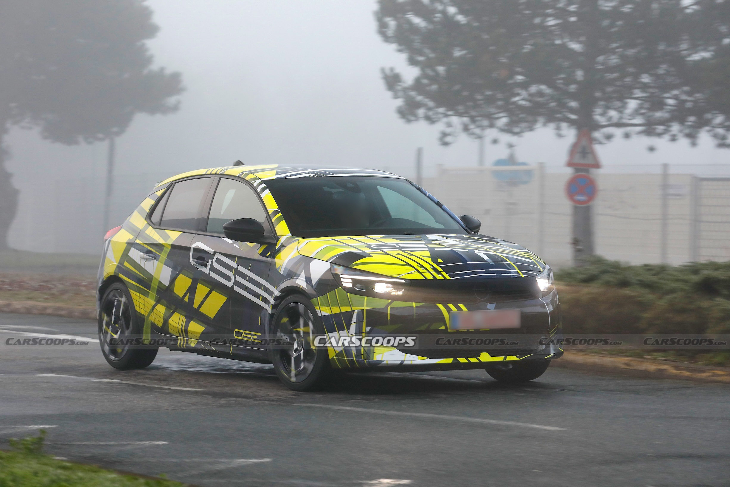 Opel Corsa GSE spy shots 00012