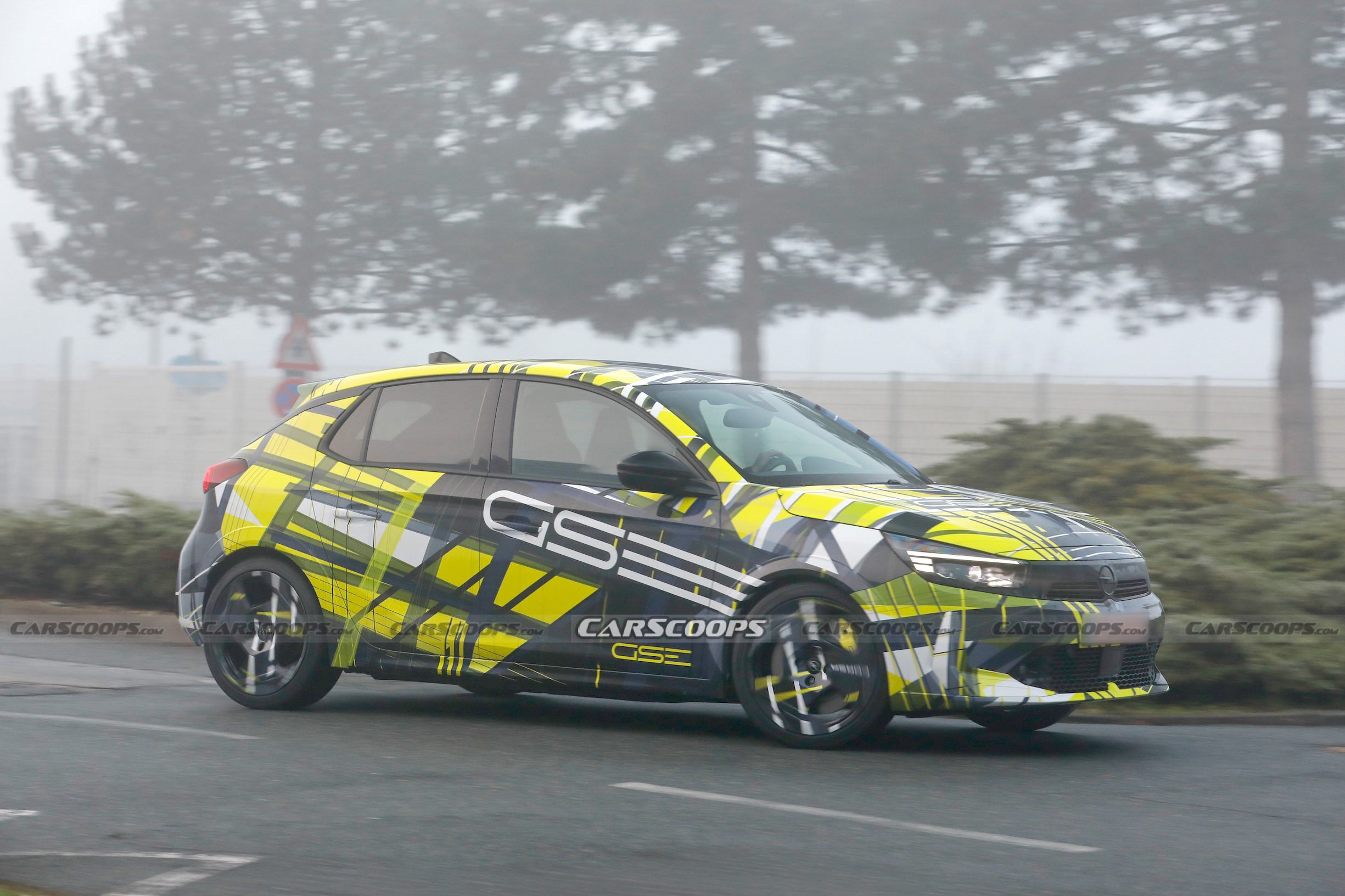 Opel Corsa GSE spy shots 00013