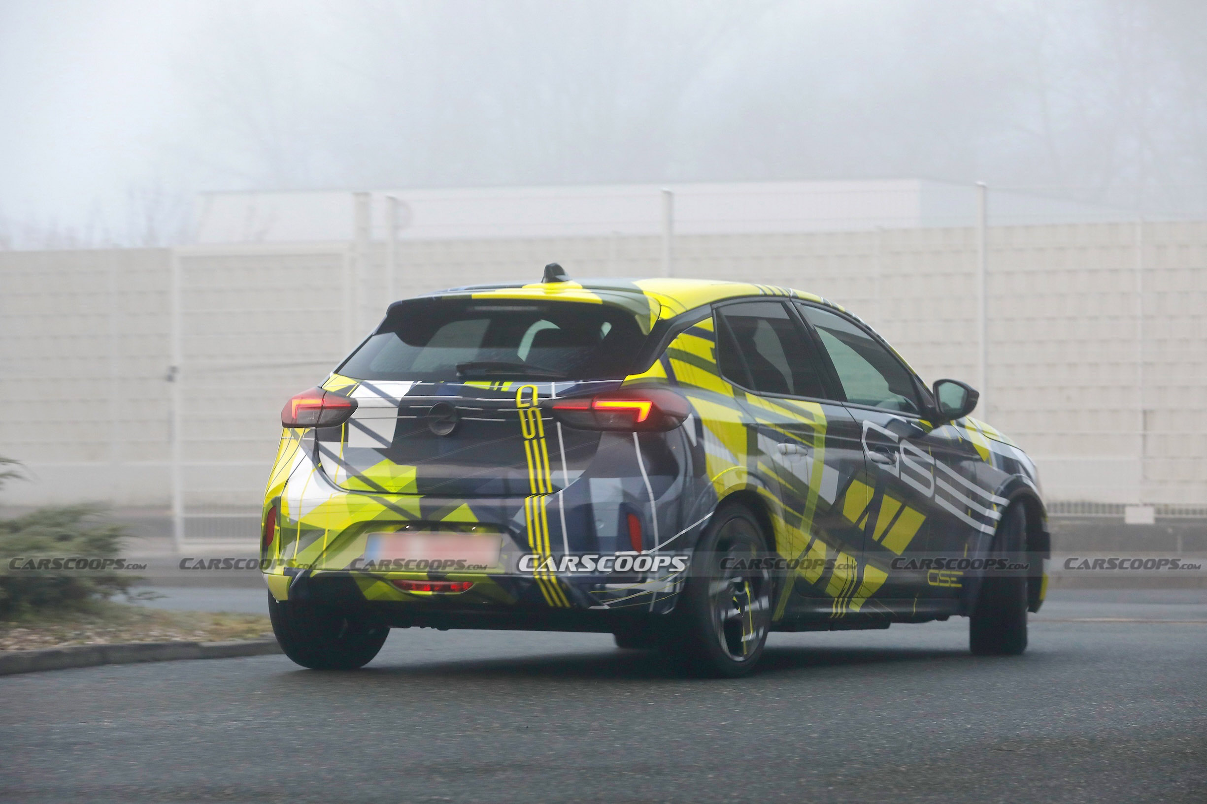 Opel Corsa GSE spy shots 00017
