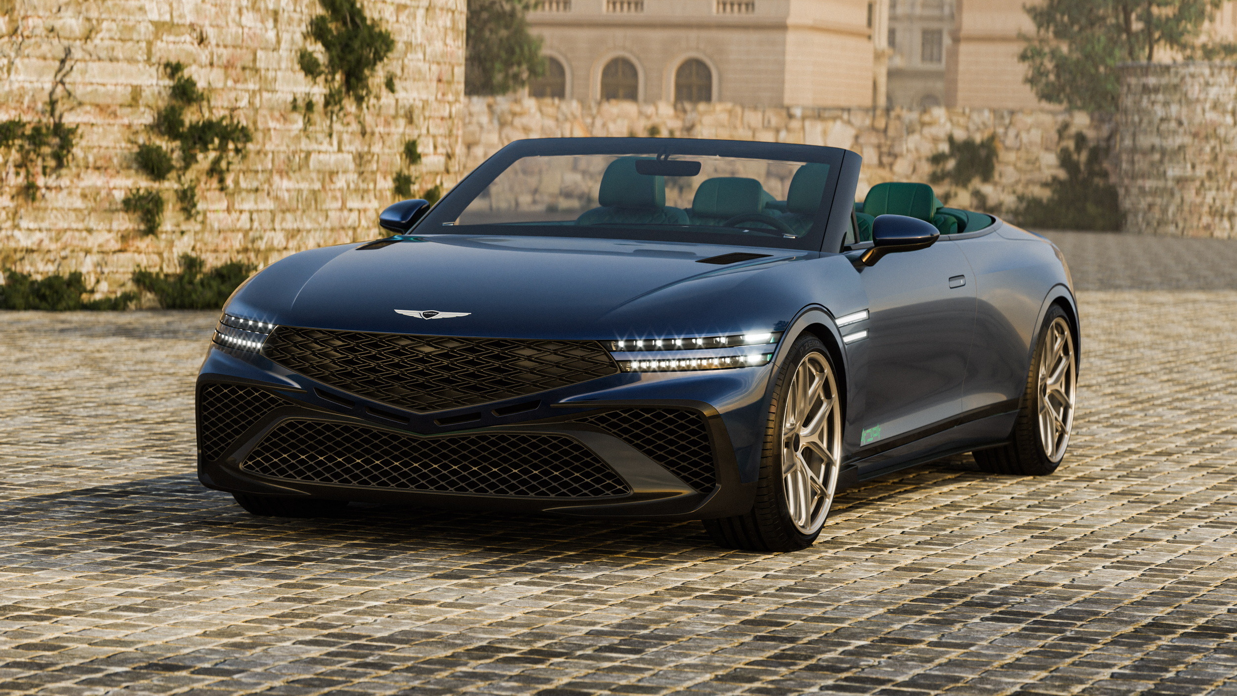 Genesis X Gran Convertible Concept - Midnight Teal (1)