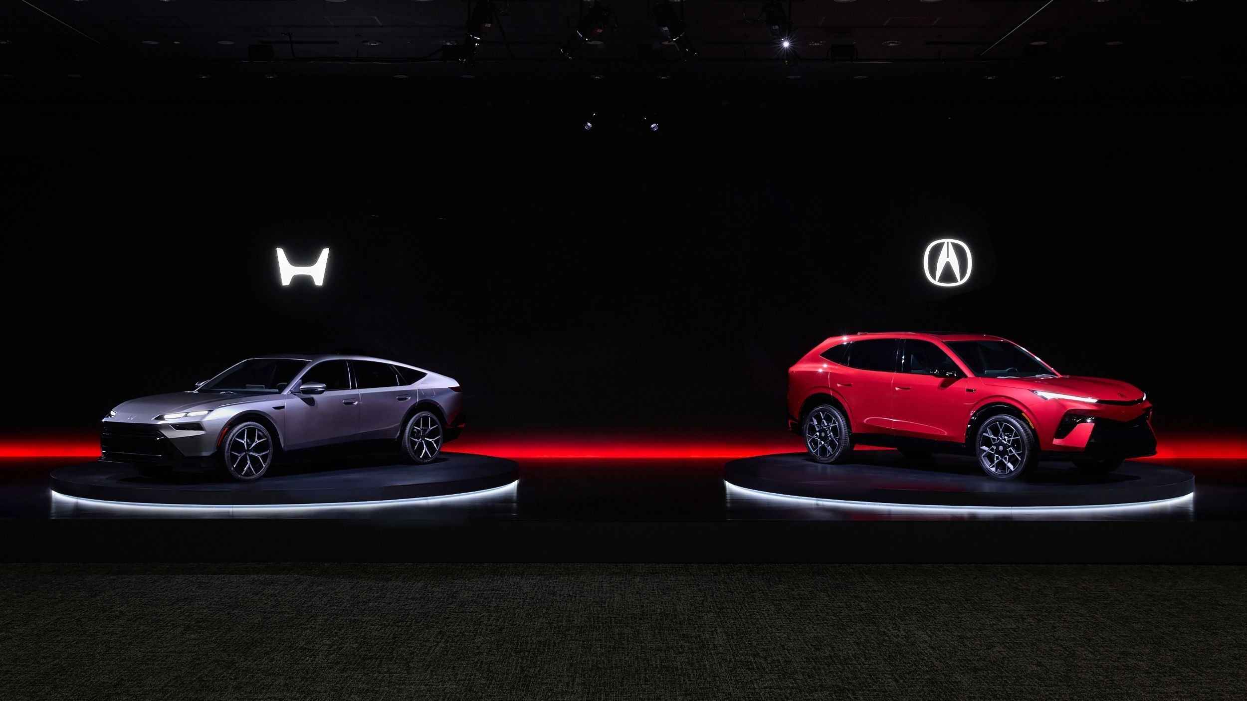 Honda Hybrid Sedan Prototype And Acura Hybrid SUV Prototype copy
