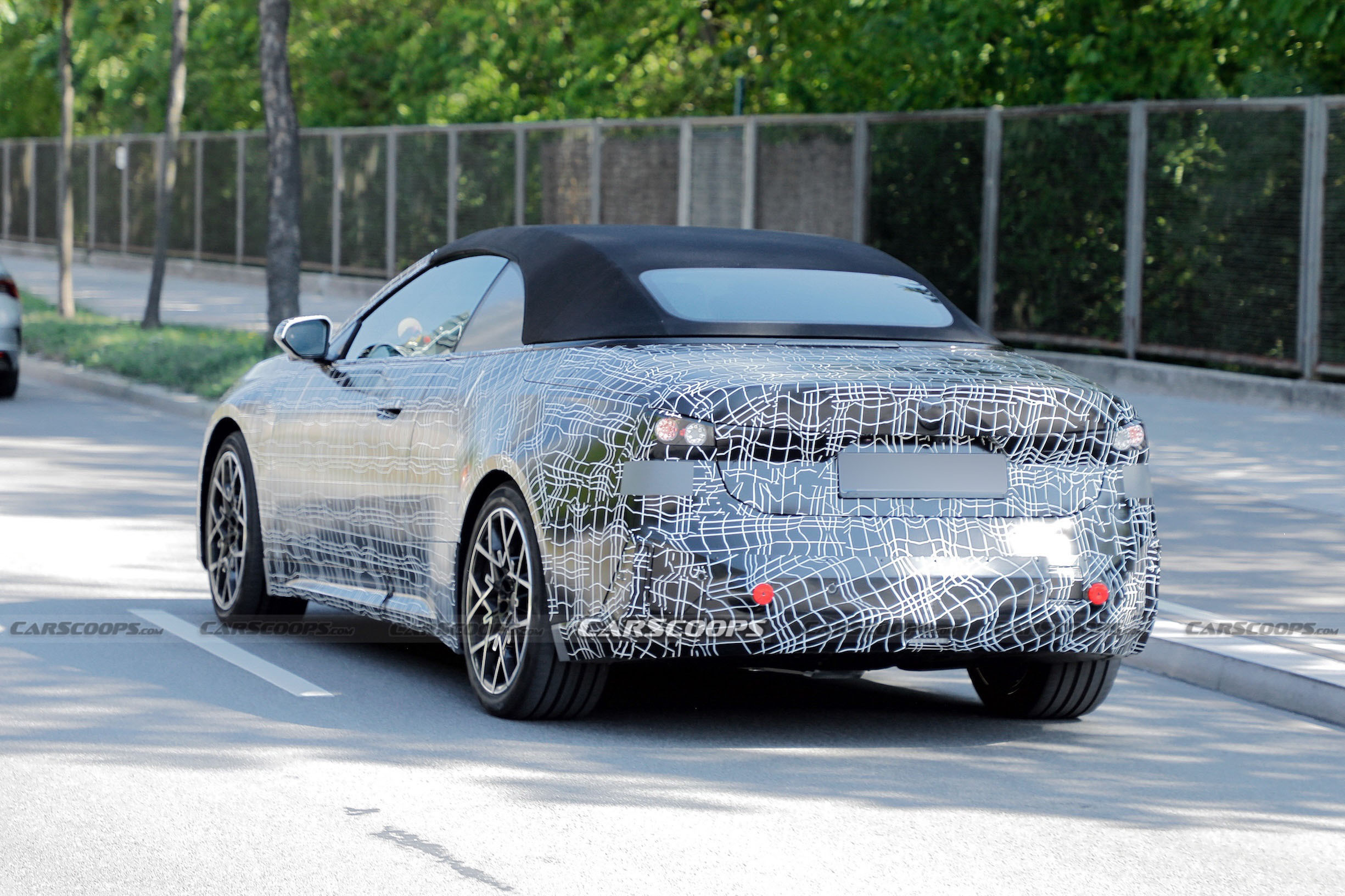 BMW i4 cabrio spy shots1 00011