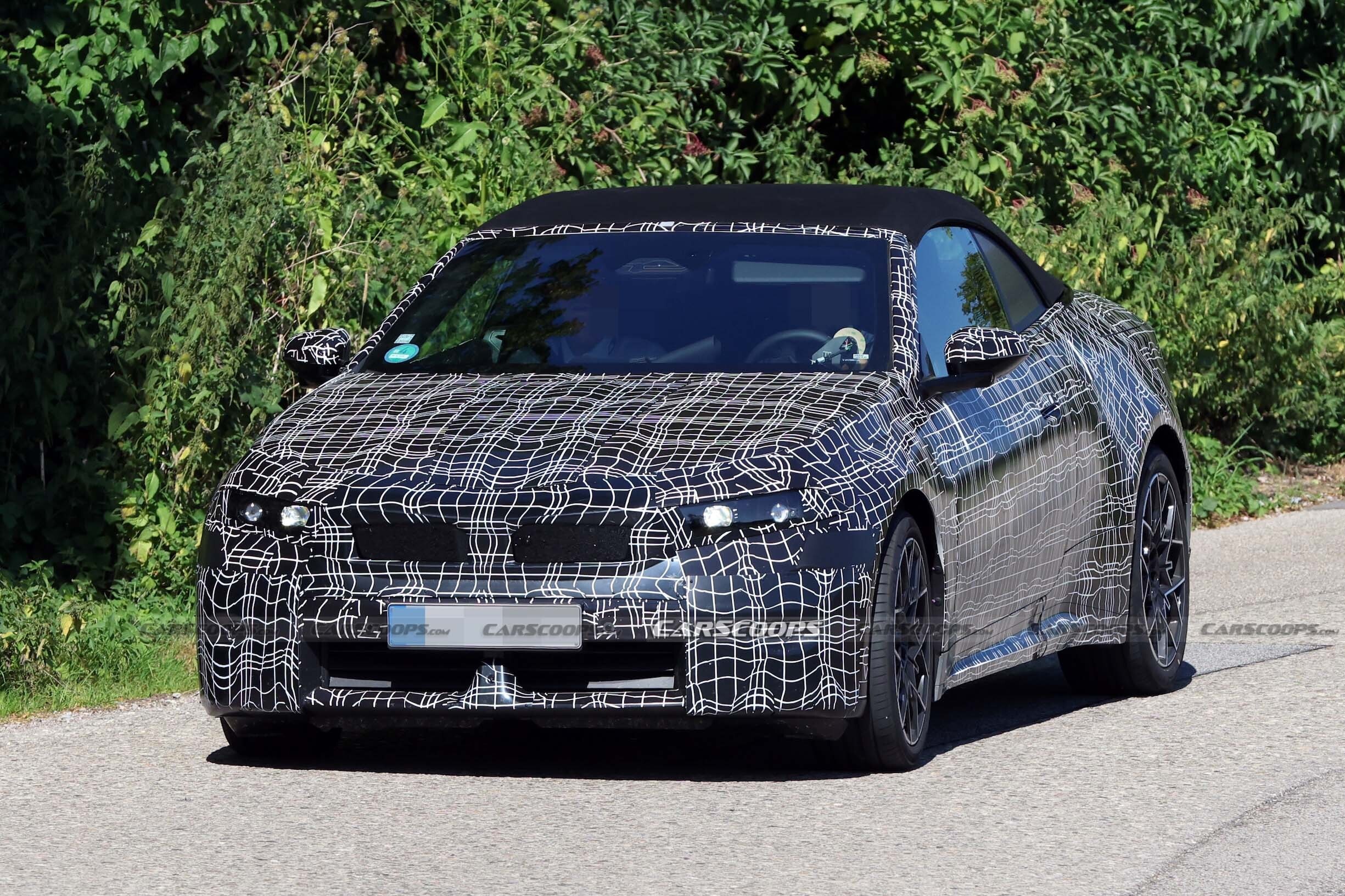 BMW i4 cabrio spy shots2 00002