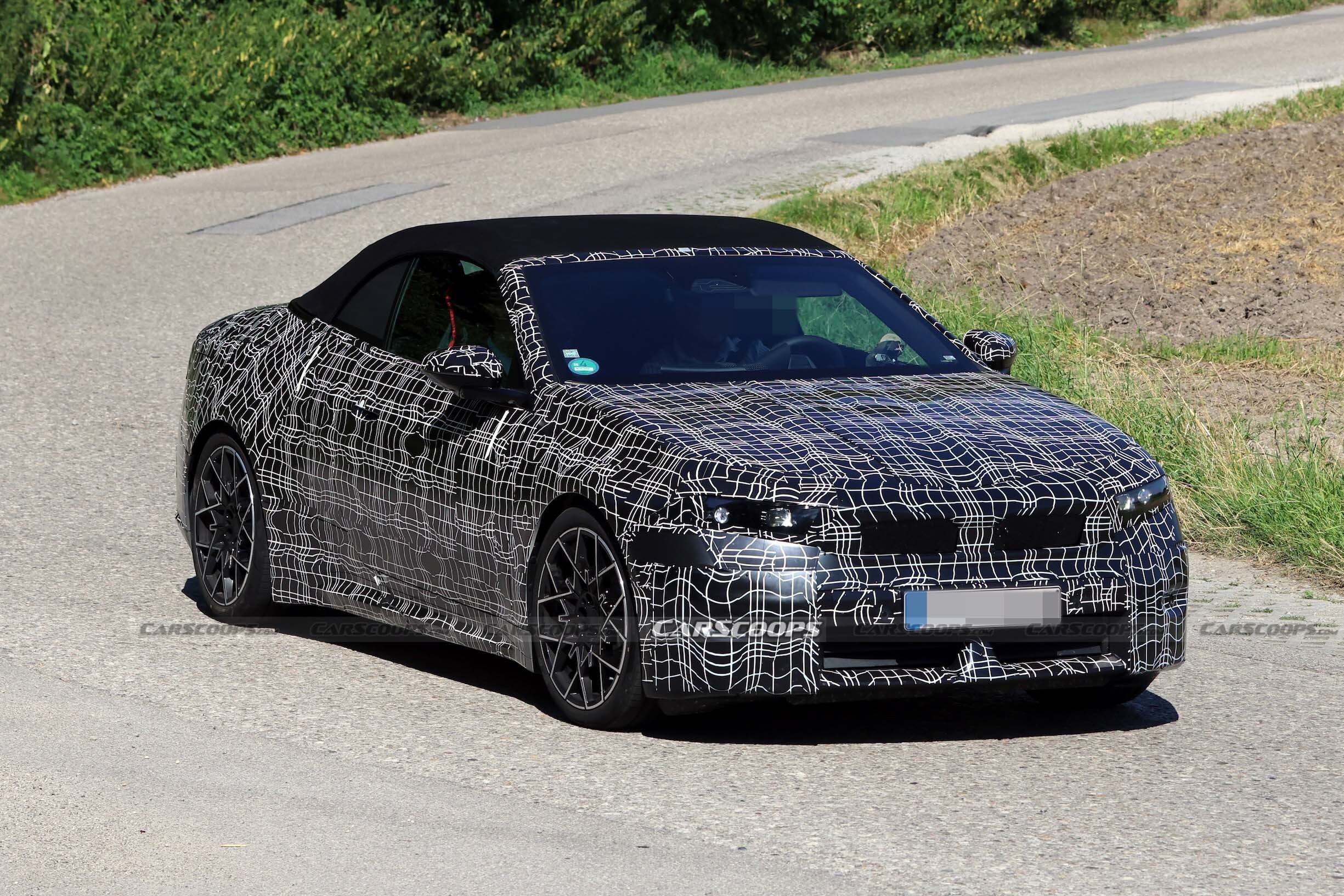 BMW i4 cabrio spy shots2 00007