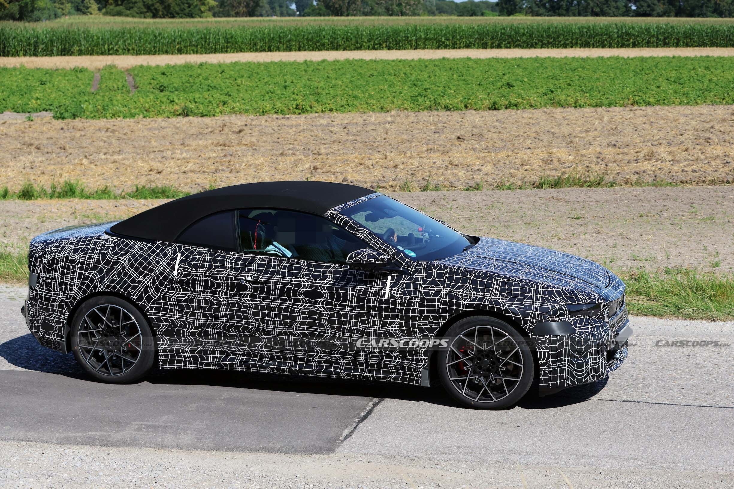 BMW i4 cabrio spy shots2 00010