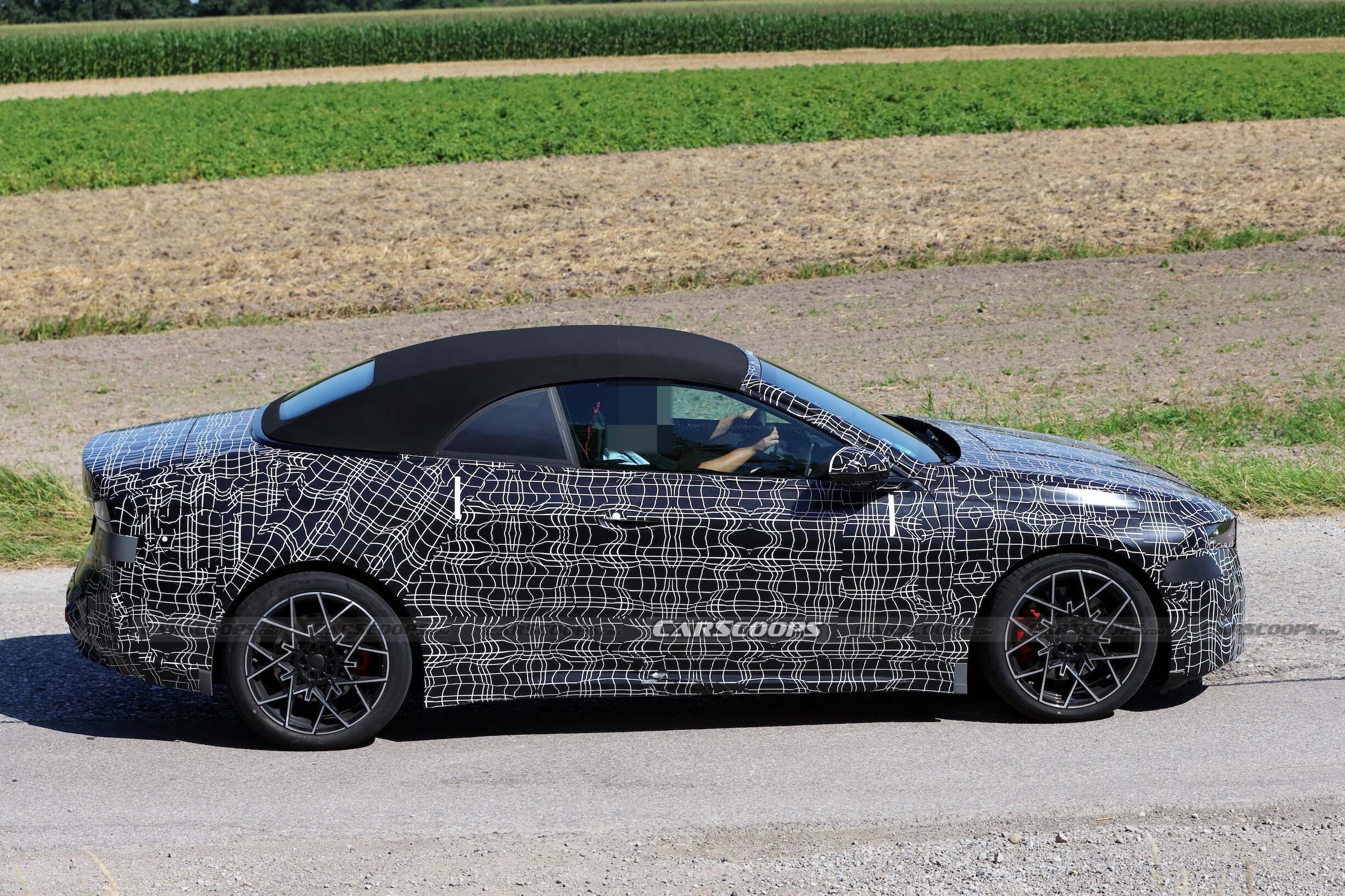 BMW i4 cabrio spy shots2 00011