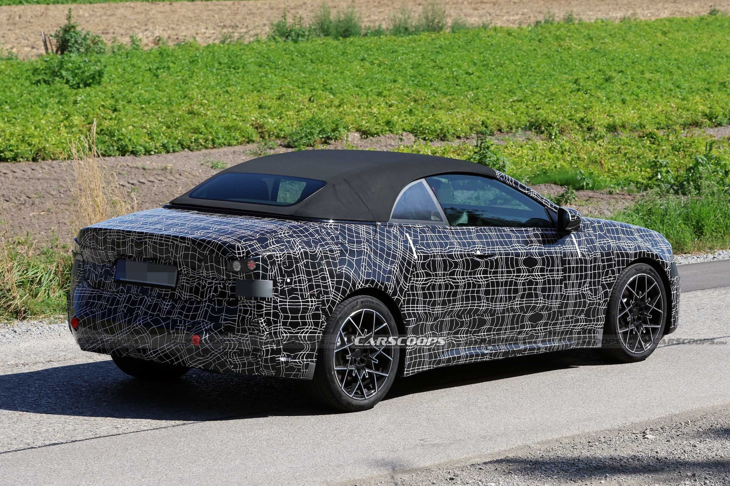 BMW i4 cabrio spy shots2 00014