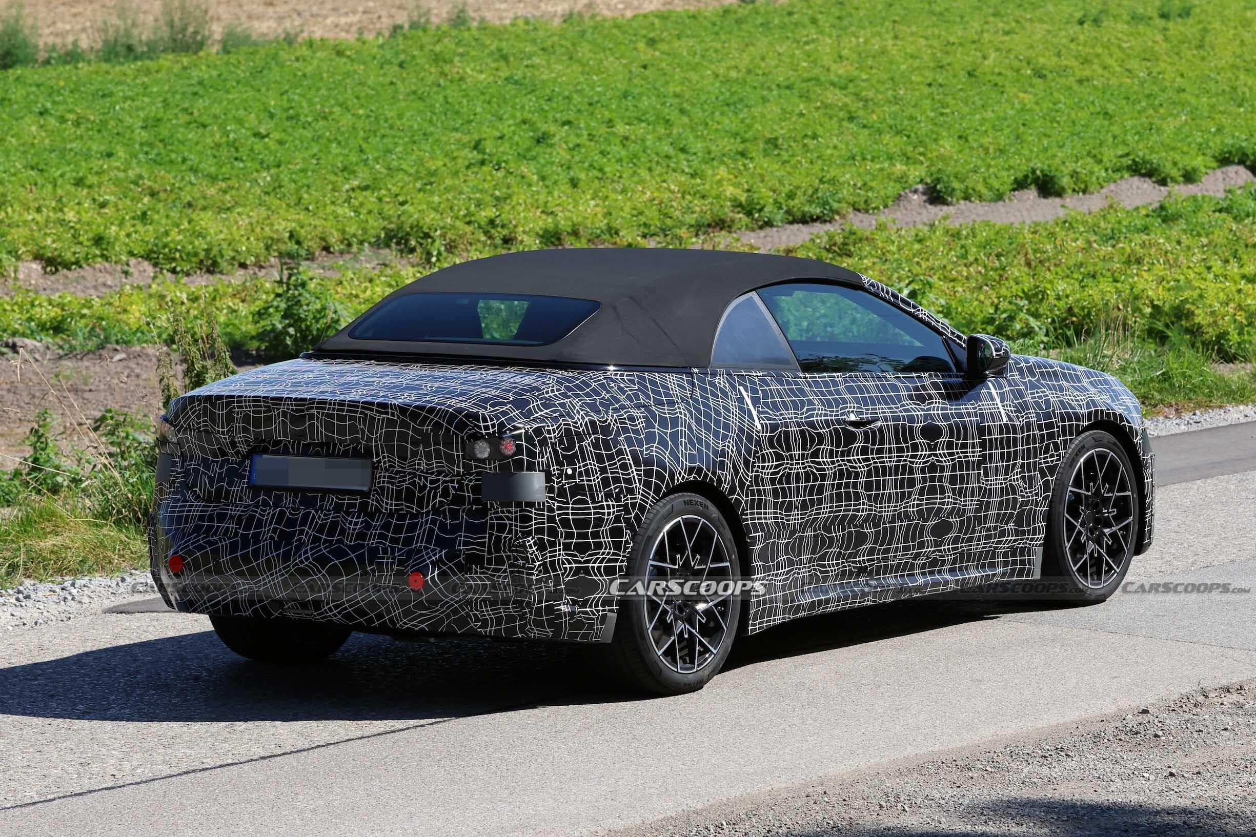 BMW i4 cabrio spy shots2 00015