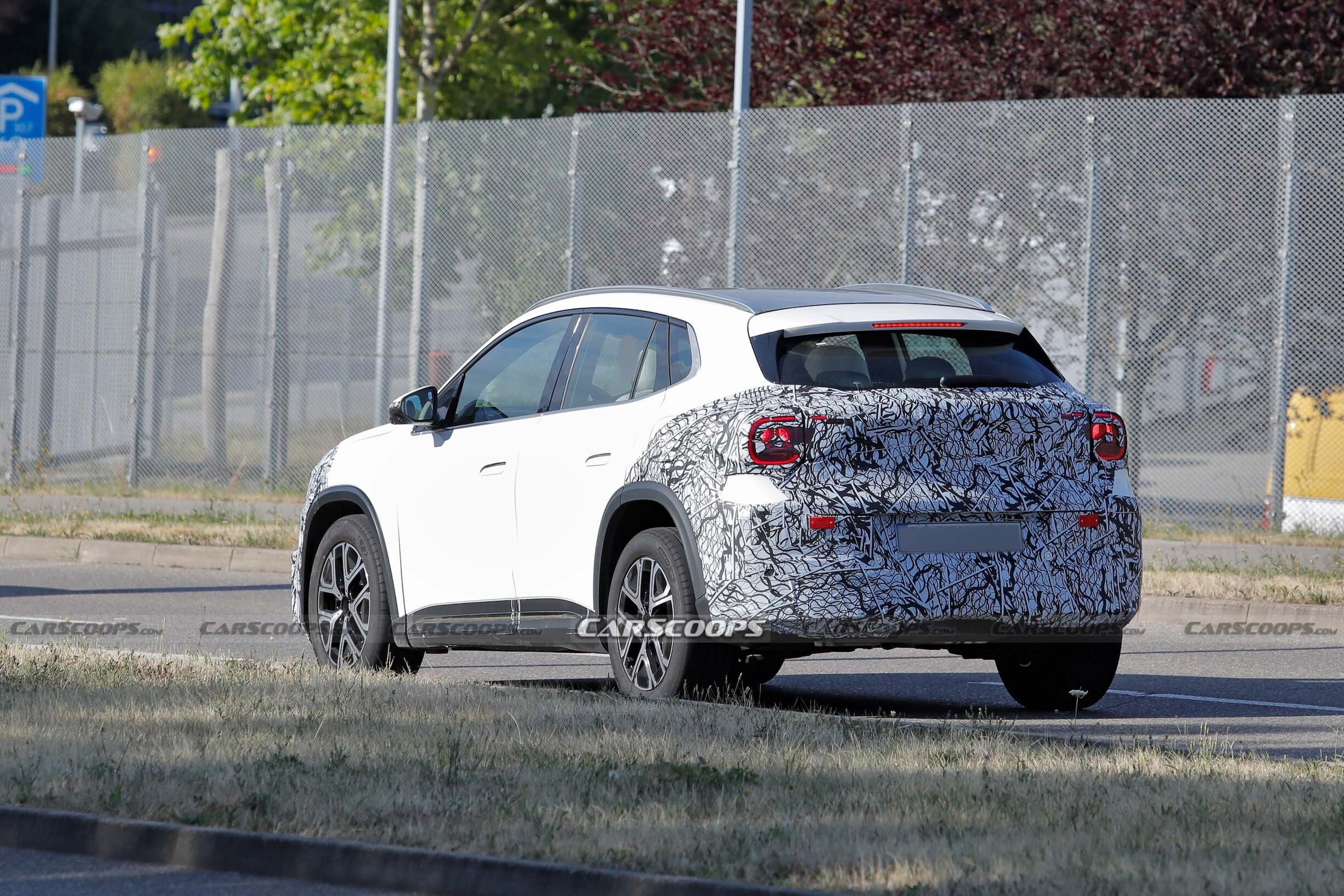 Mercedes GLA EQ spy shots 00010