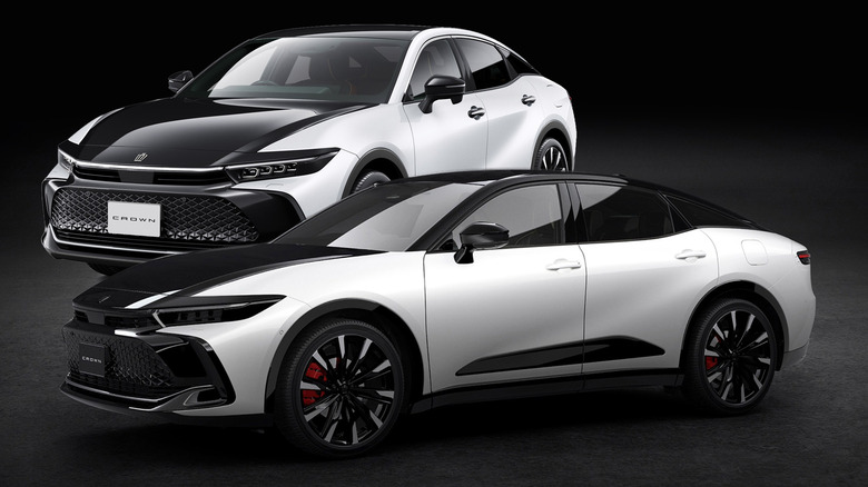 2027 Toyota Crown Crossover - Japan (before and after)