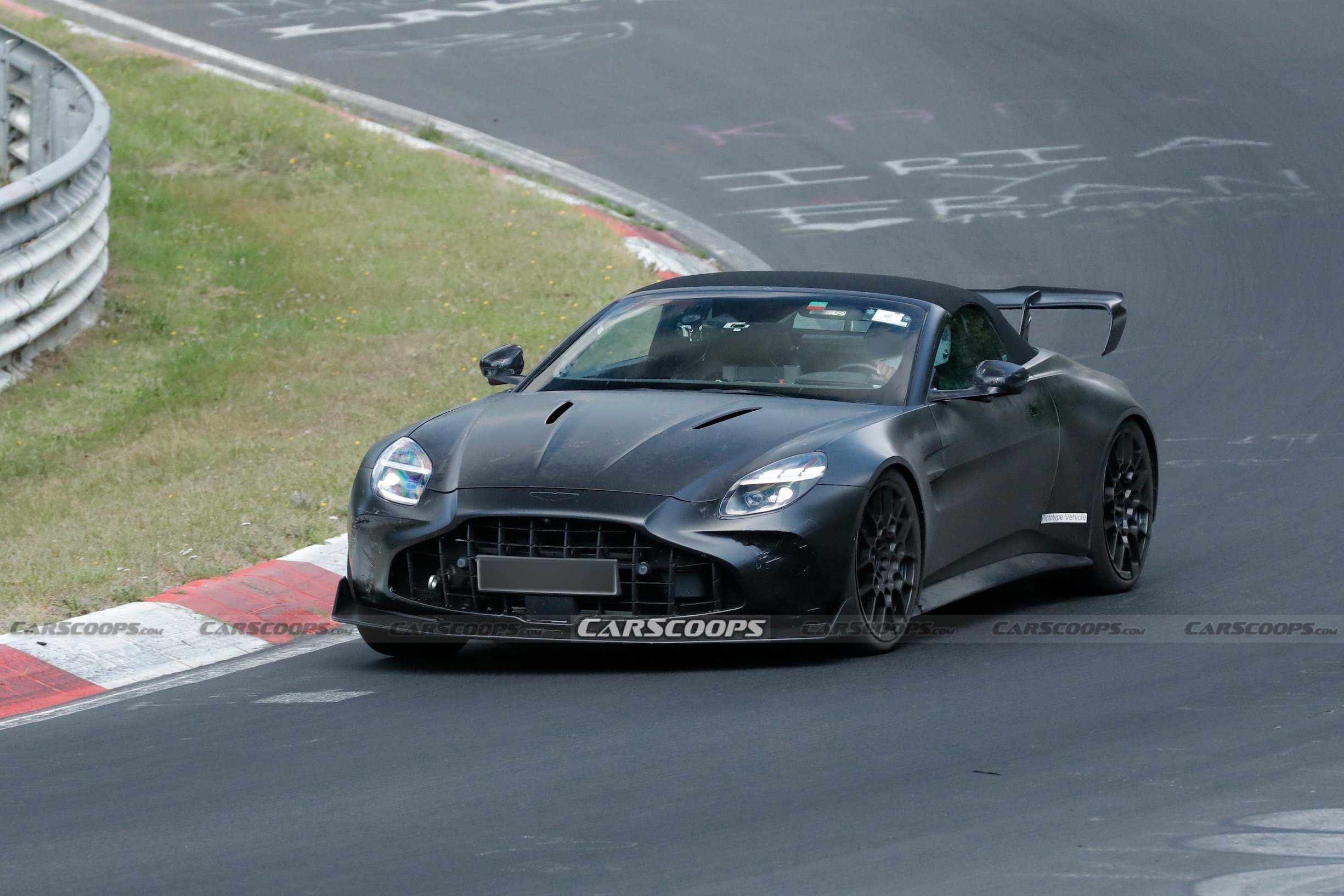 Aston Martin Vantage RS Roadster spy shots 00003