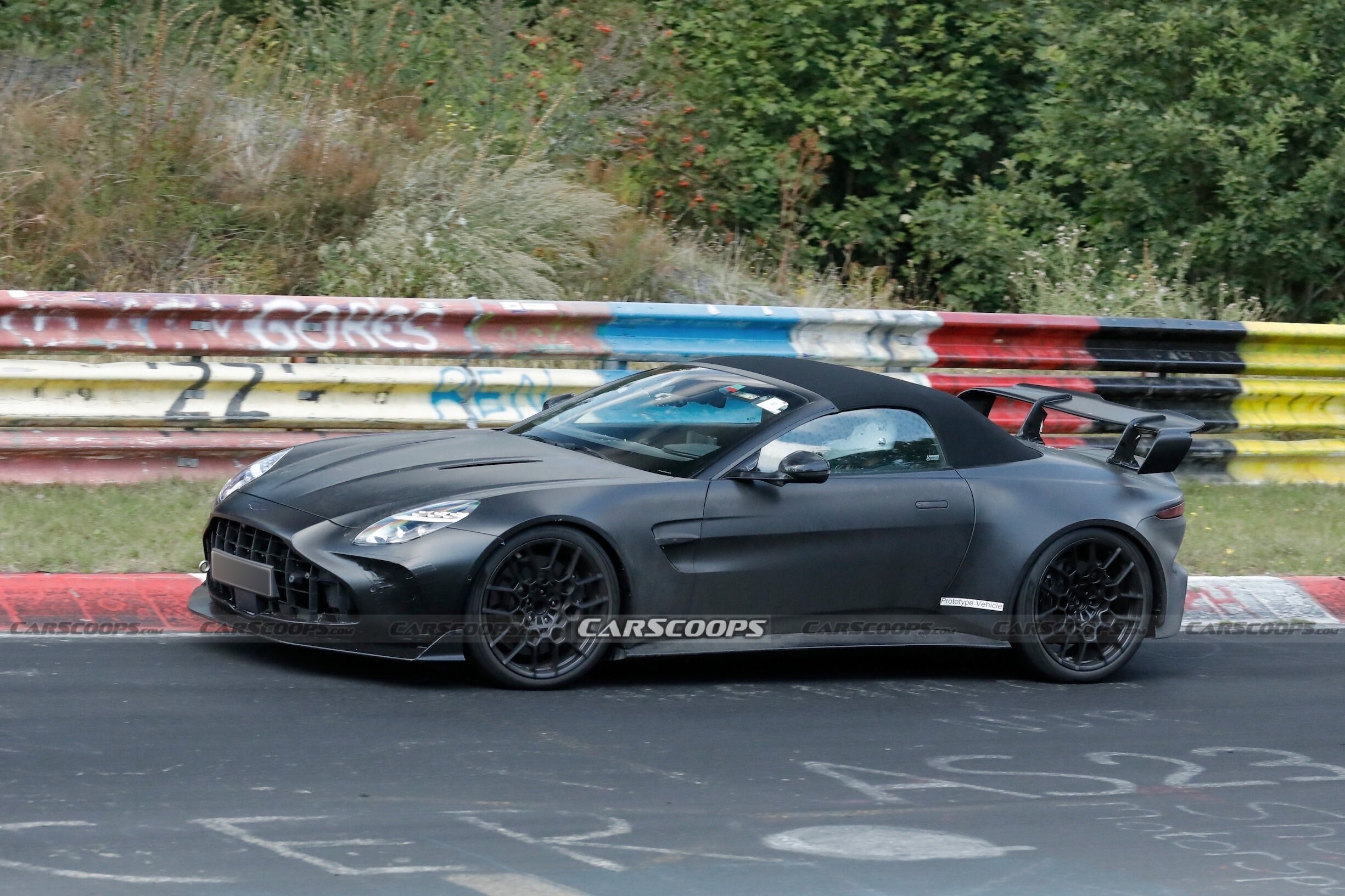 Aston Martin Vantage RS Roadster spy shots 00004