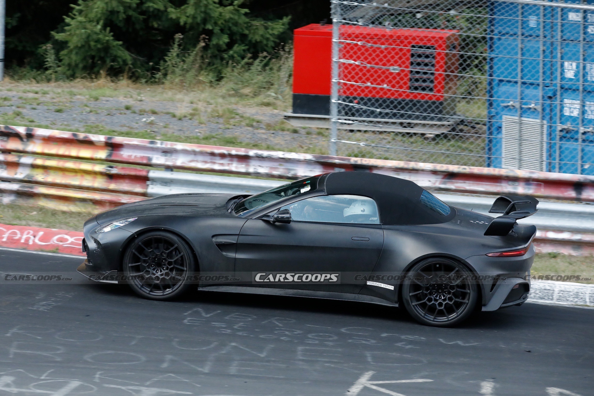 Aston Martin Vantage RS Roadster spy shots 00005