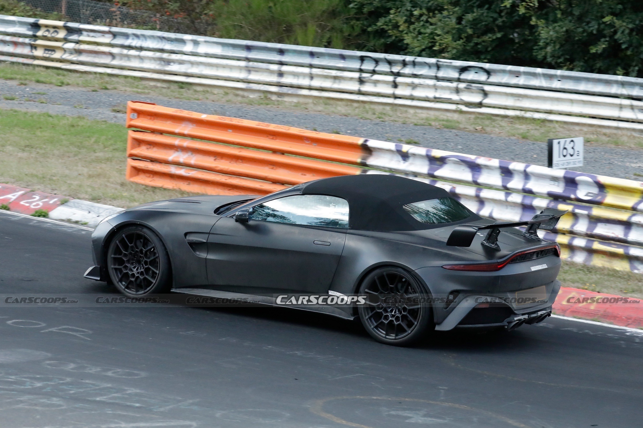 Aston Martin Vantage RS Roadster spy shots 00006