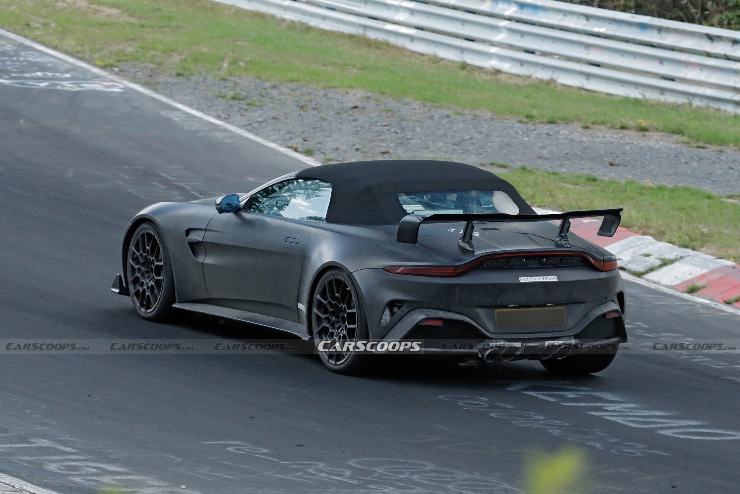 Aston Martin Vantage RS Roadster spy shots 00007