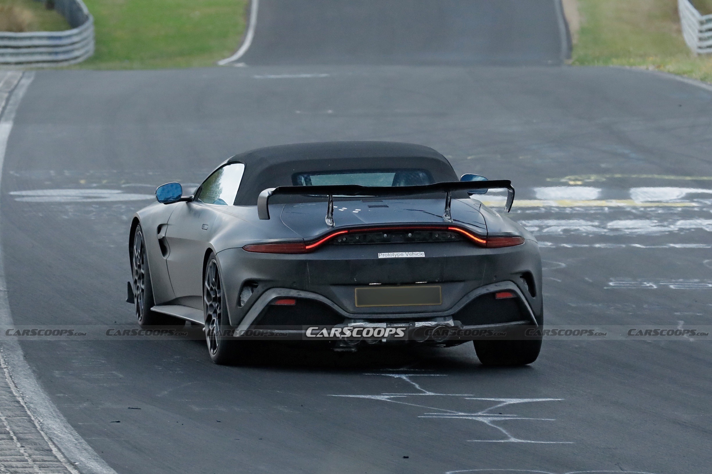 Aston Martin Vantage RS Roadster spy shots 00008