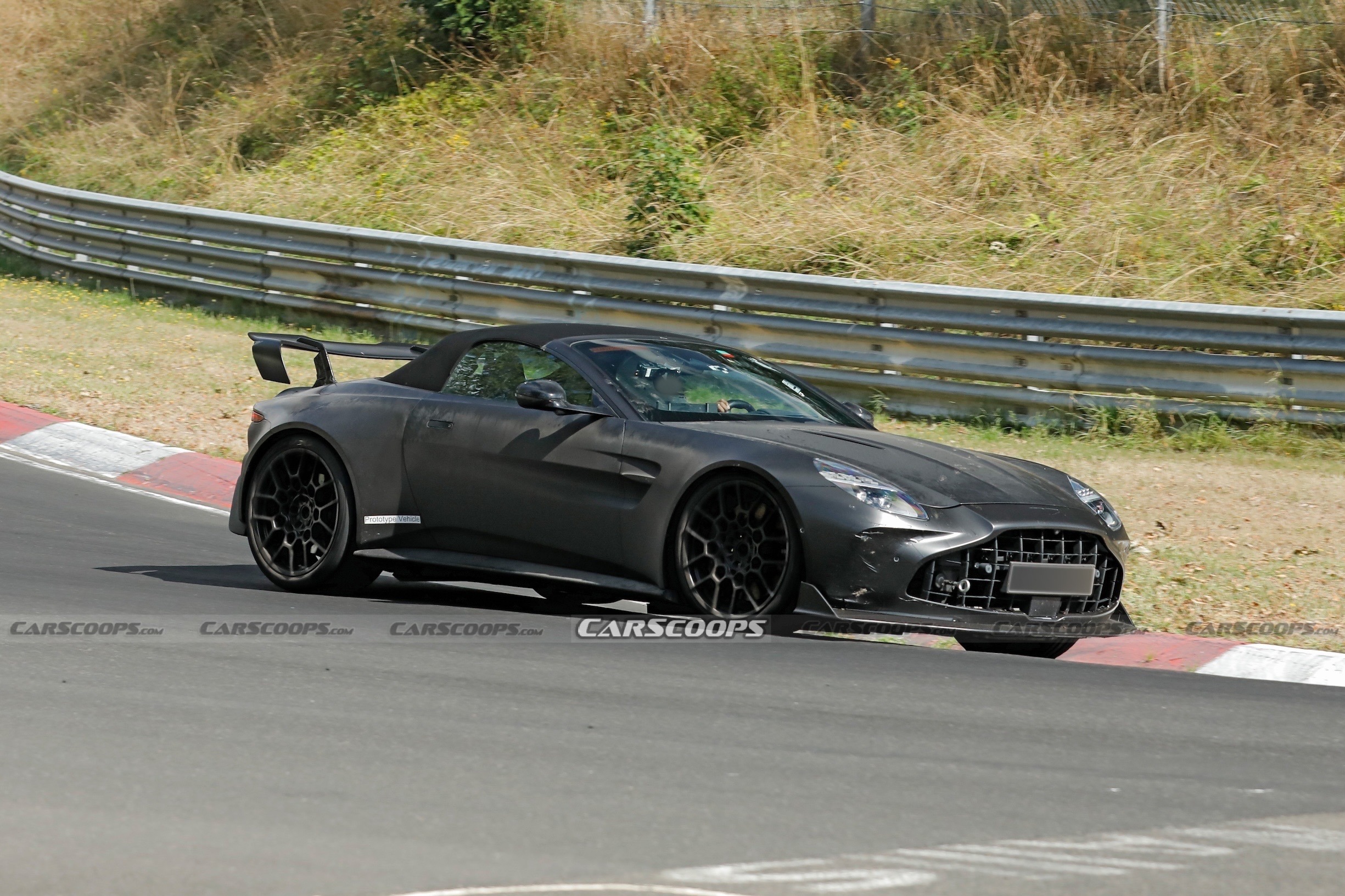 Aston Martin Vantage RS Roadster spy shots 00010