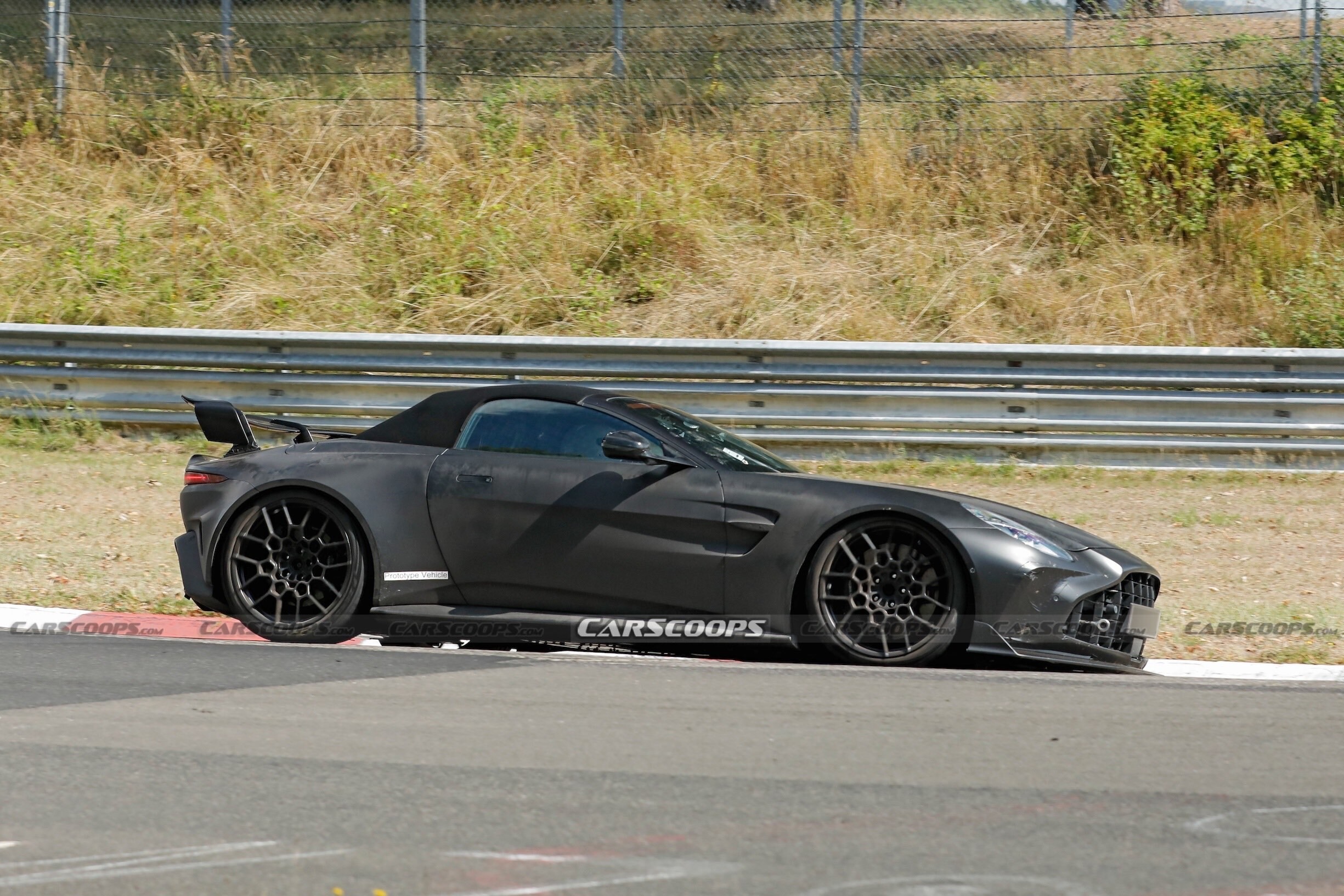 Aston Martin Vantage RS Roadster spy shots 00011