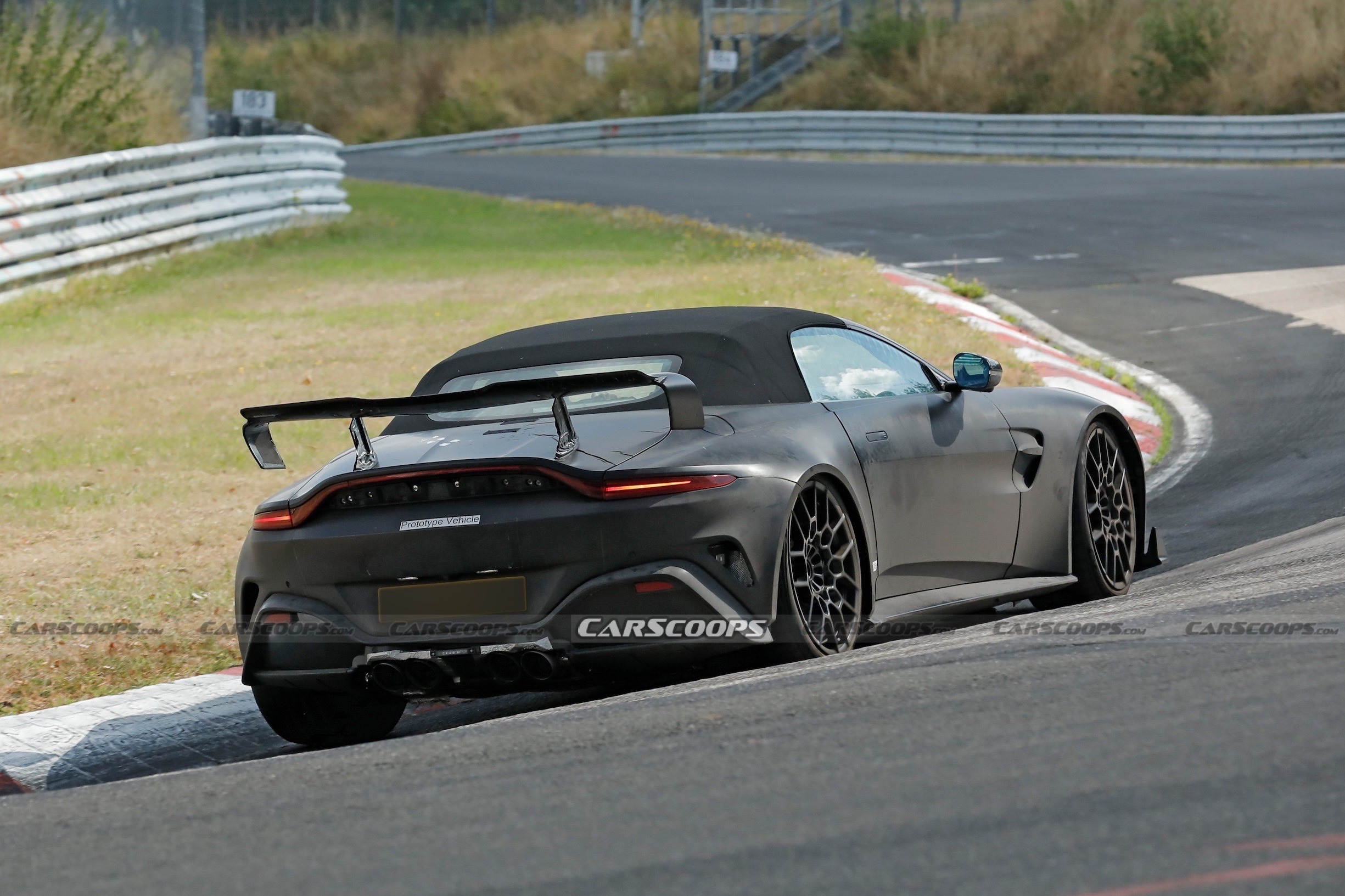 Aston Martin Vantage RS Roadster spy shots 00013