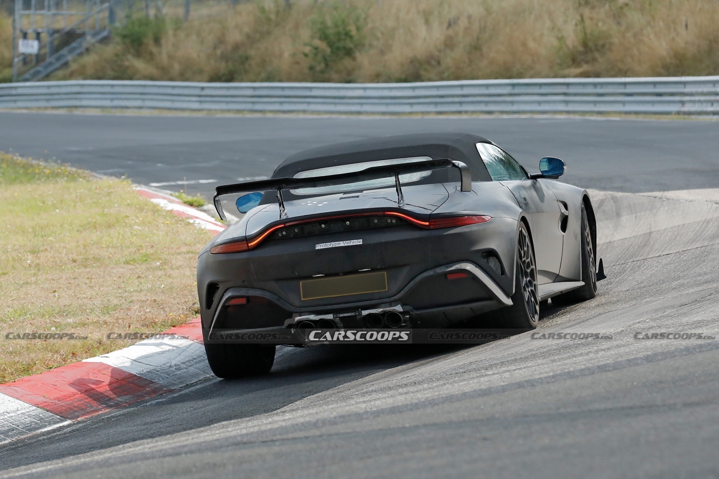 Aston Martin Vantage RS Roadster spy shots 00014