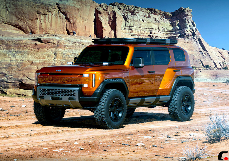 2027 Hyundai Boulder SUV Orange copy